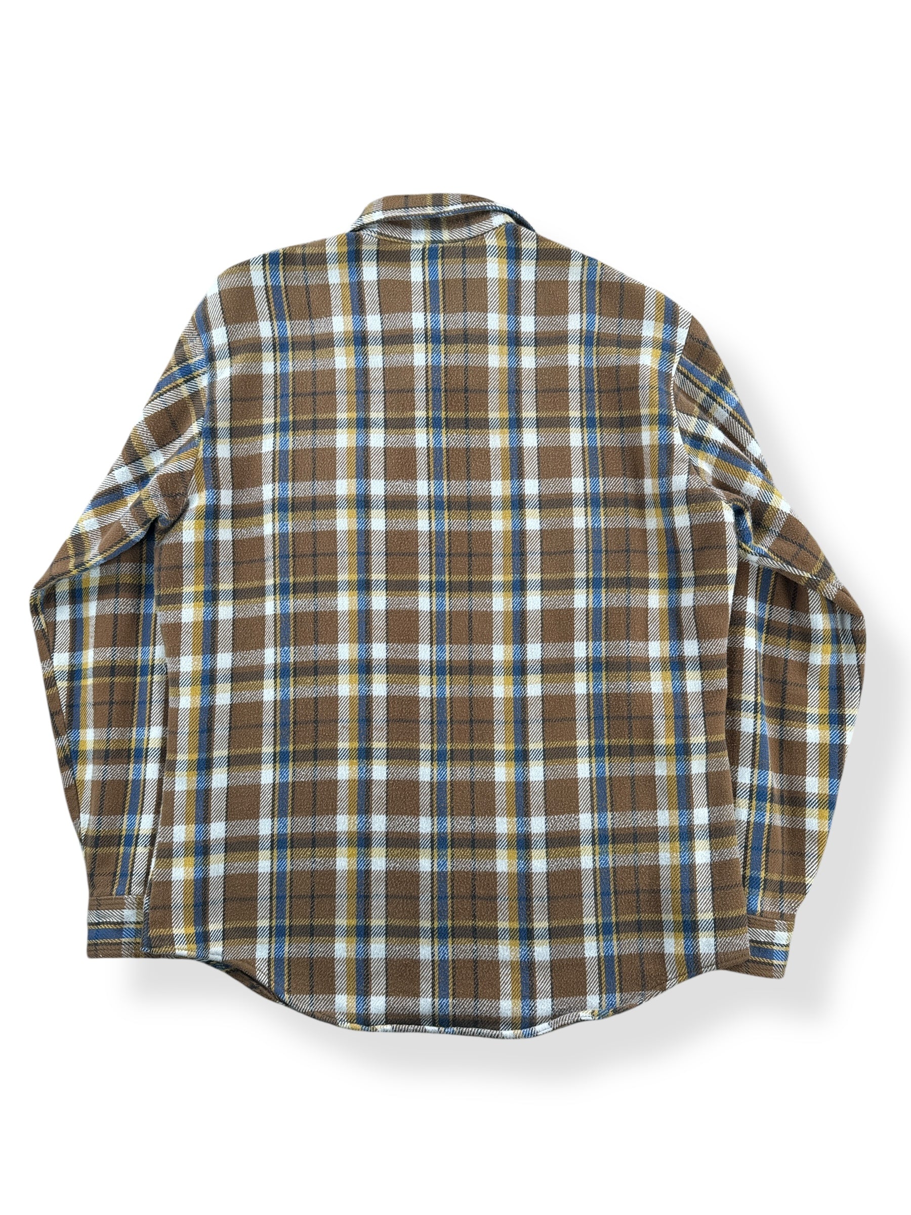 Back of Vintage Big Mac Earth Toned Cotton Flannel SZ M