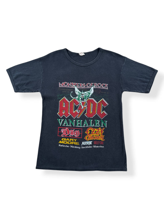 Front of Vintage 1984 Monsters of Rock Euro Tour Tee SZ L (Fits S)