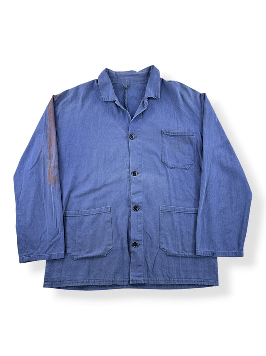 Front of Vintage French Chore Coat SZ L