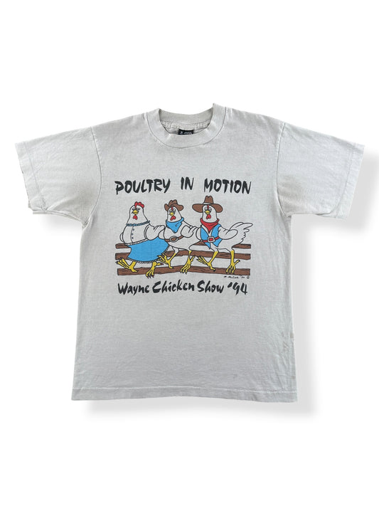 Front of Vintage Poultry In Motion Tee SZ M