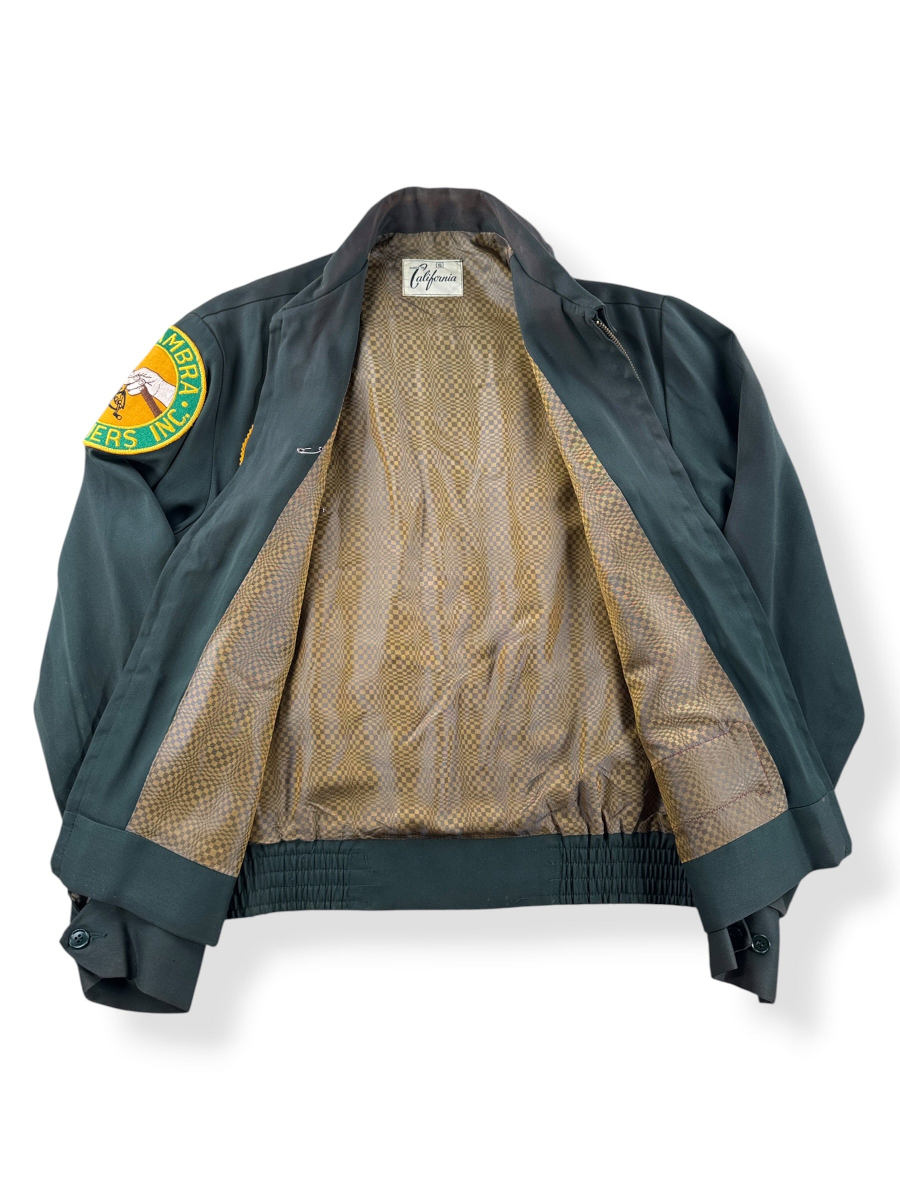 Inside of Vintage 50s California Spinfisher Ricky Jacket SZ S