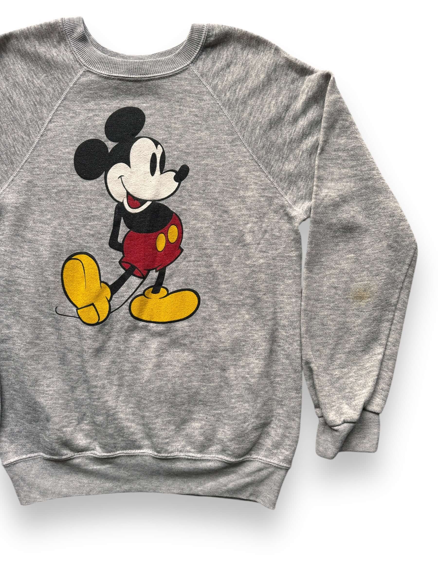 front left of Vintage Mickey Mouse Crewneck SZ M