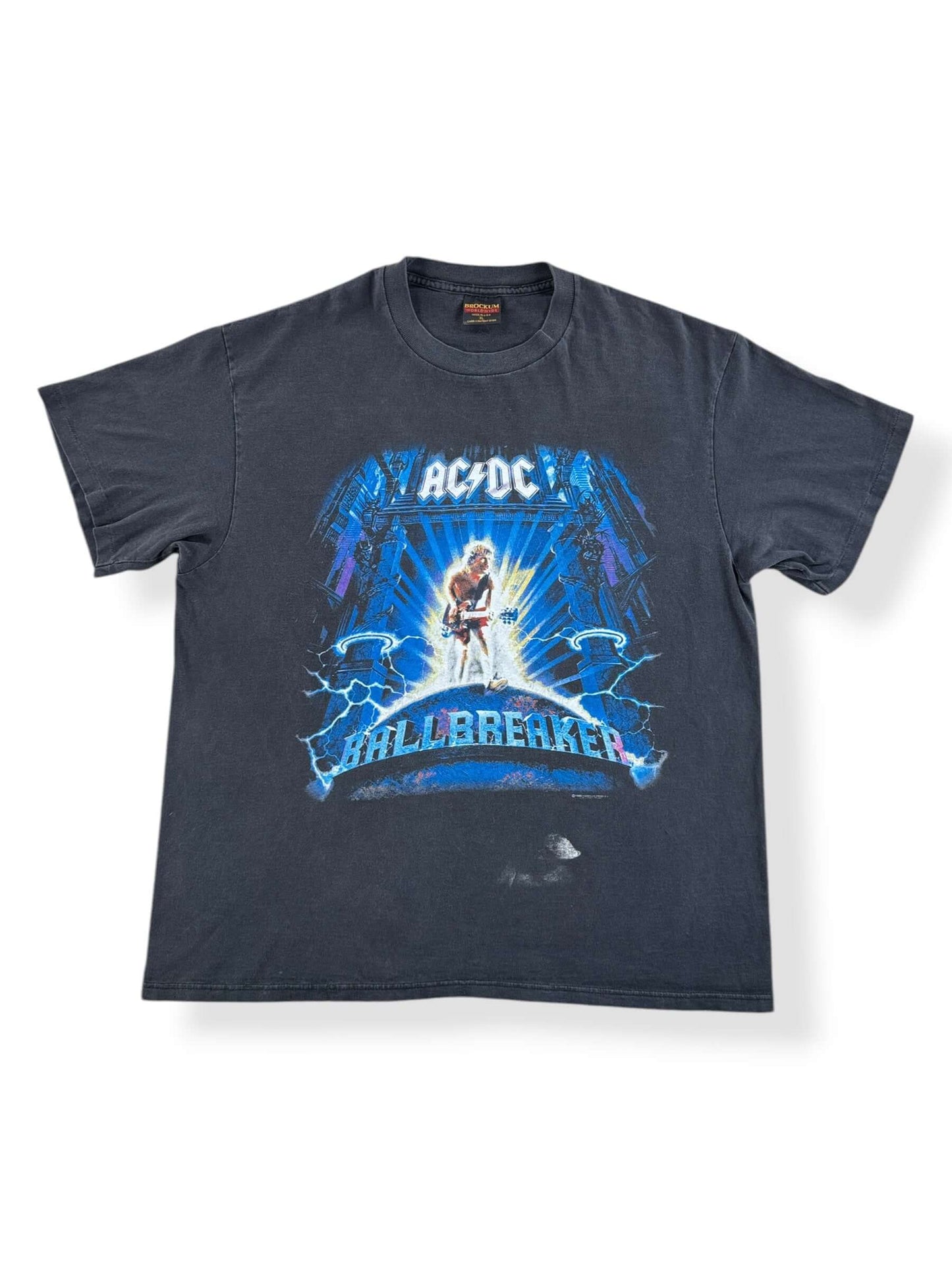 Front of Vintage Brockum AC/DC Ballbreaker Tour Tee SZ XL