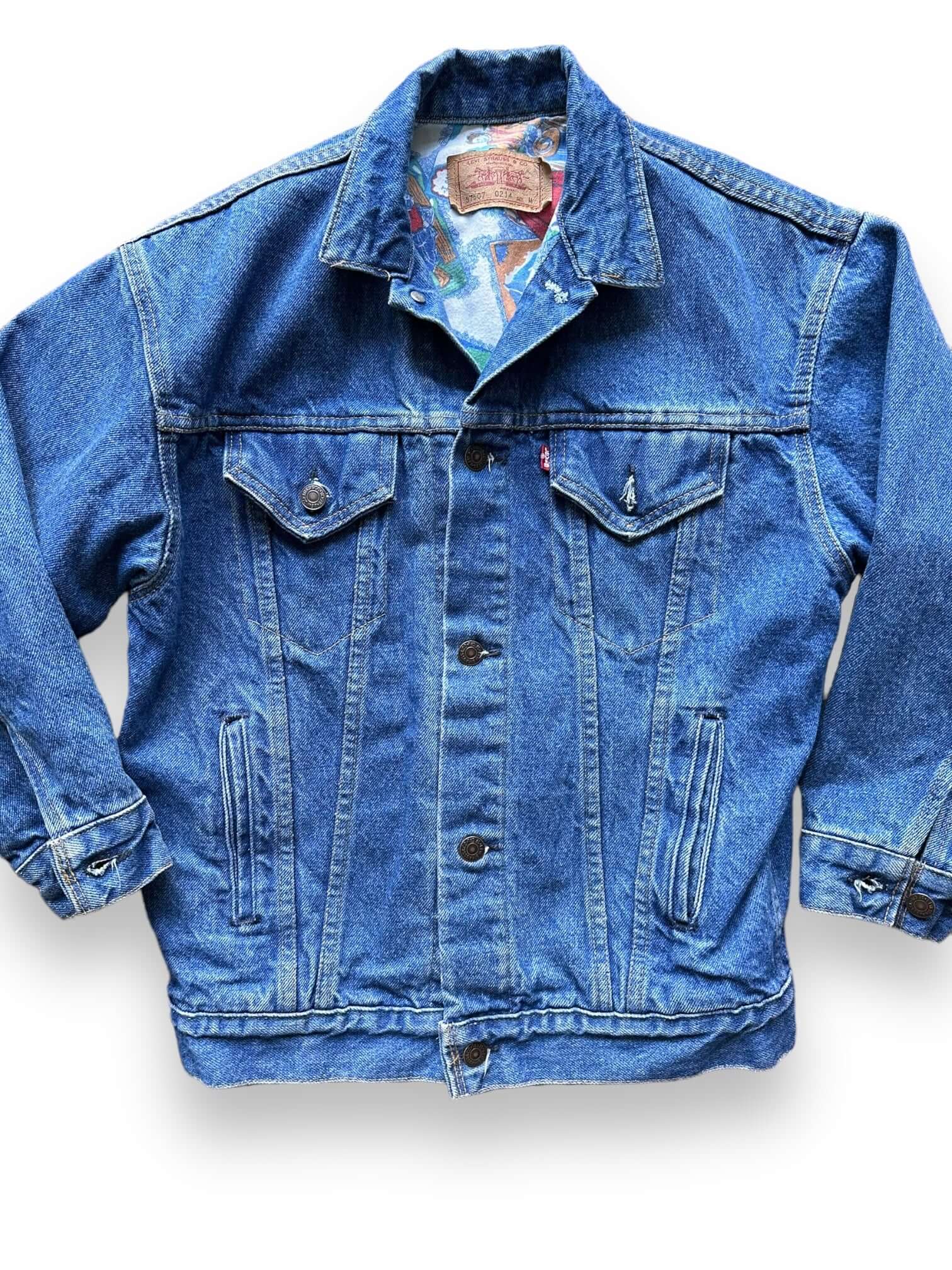 Vintage Lined Levis Denim Jacket SZ M | Vintage Denim Seattle