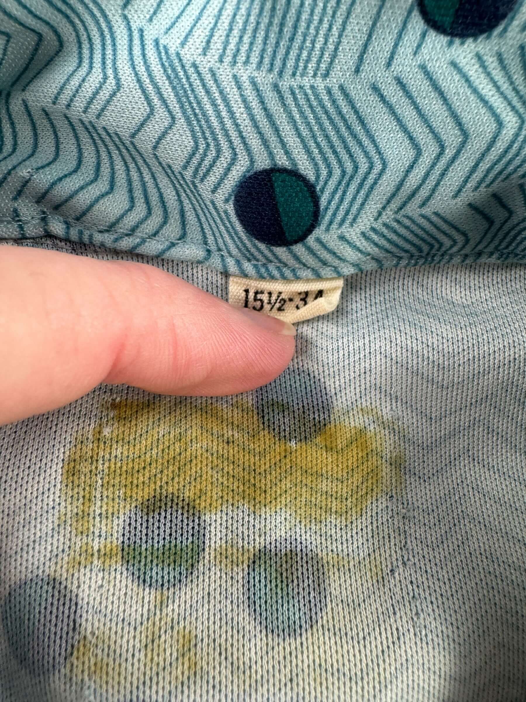 Tag on Vintage Disco Pearlsnap Shirt SZ S