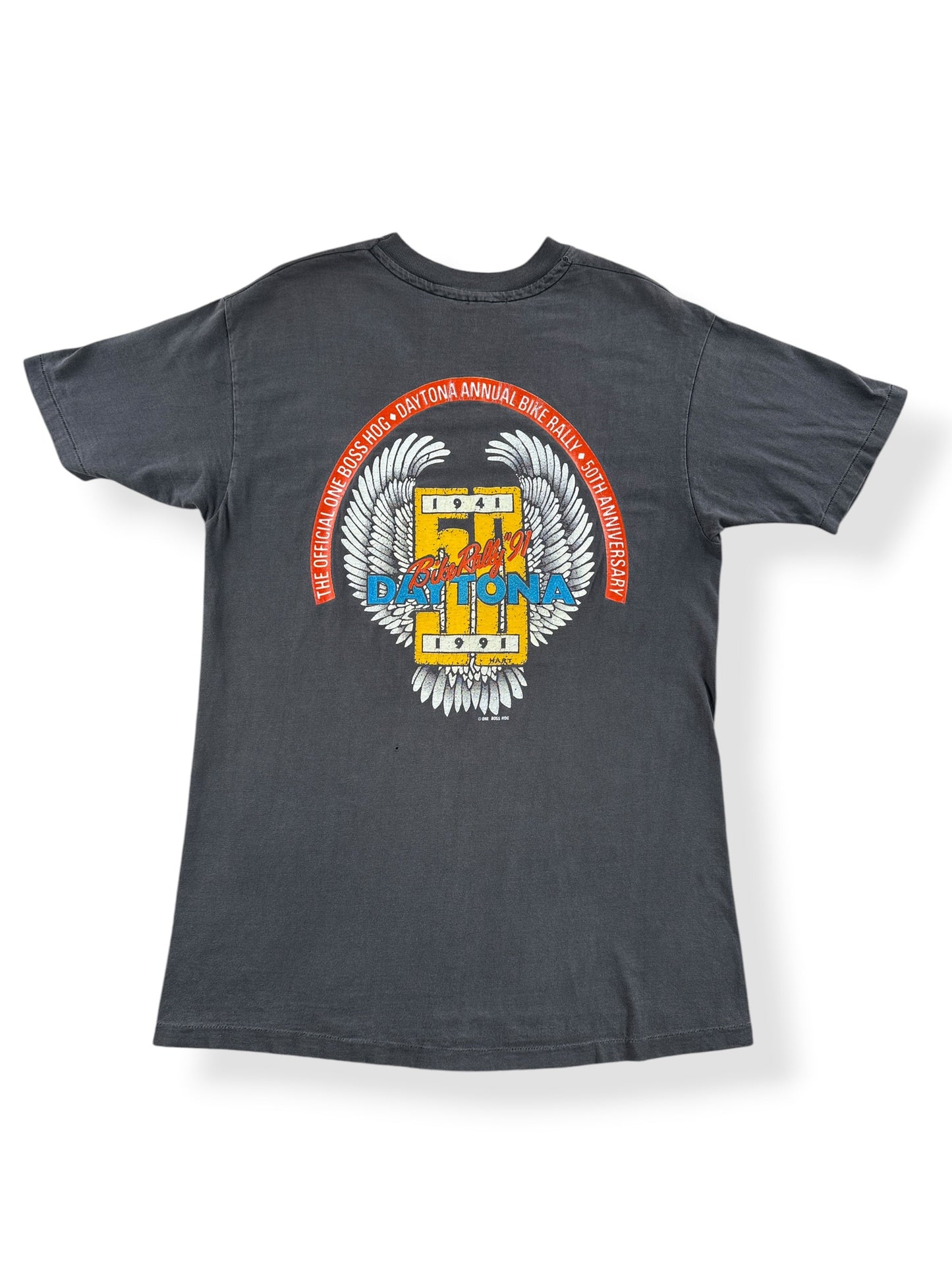 Back of Vintage Daytona Bike Rally Tee SZ M