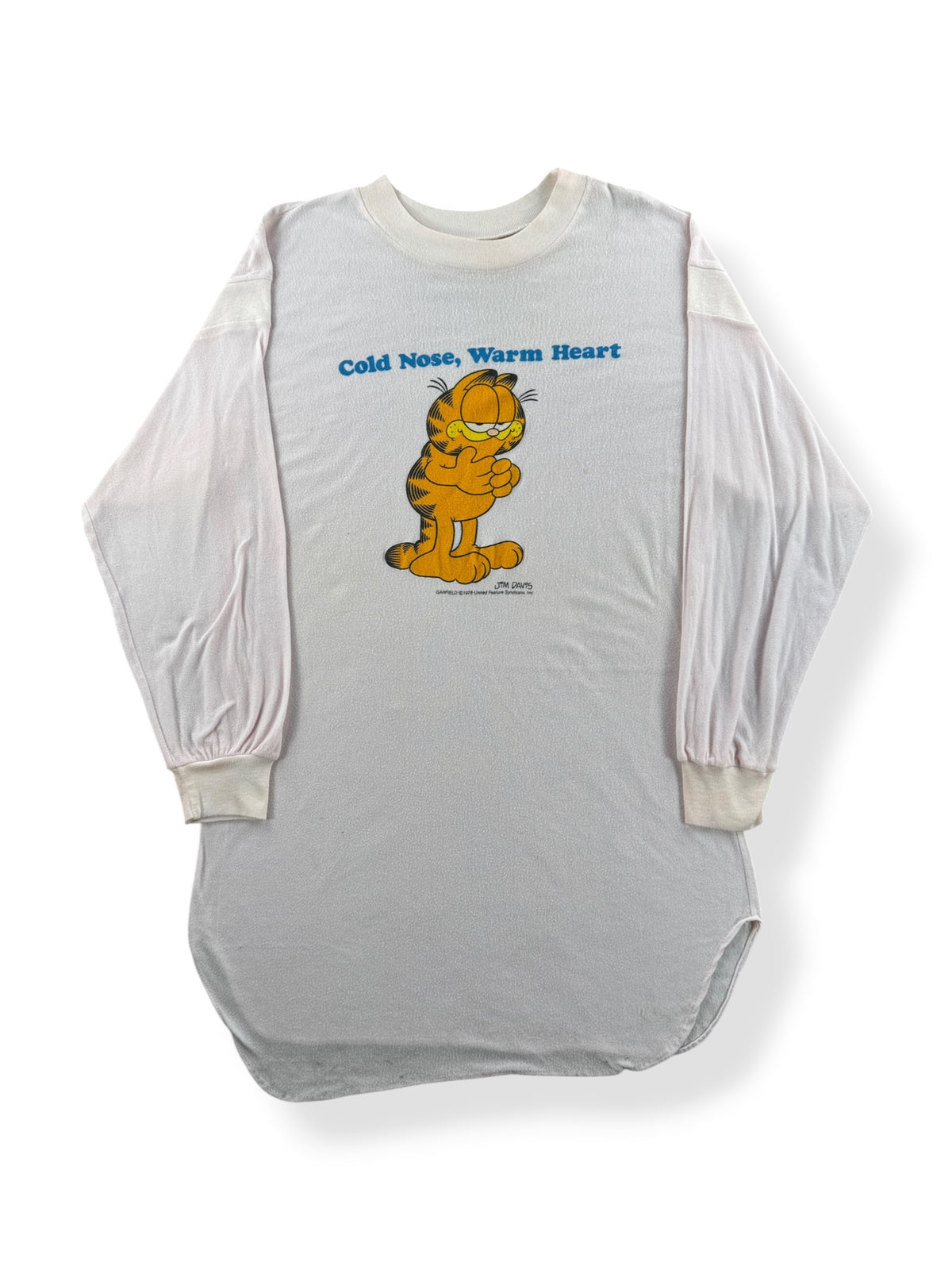 Front of Vintage Cozy Garfield Night Tee SZ M