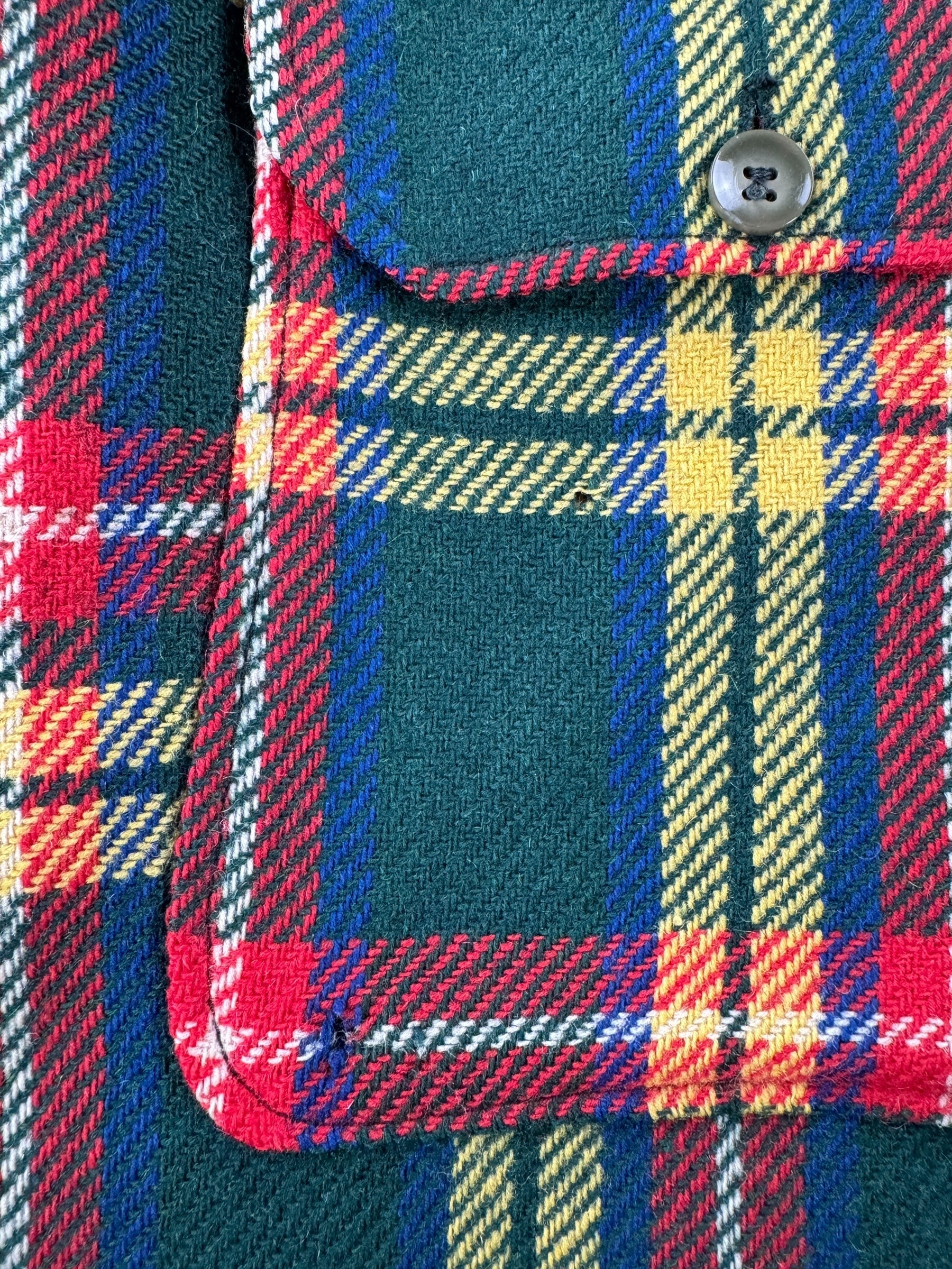 Hole on Vintage Brockway Flannel SZ XL