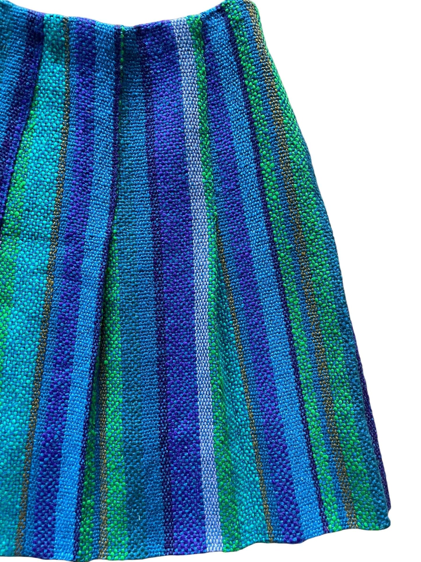 Front left side view of Vintage 1960s Woven Skirt | Seattle True Ladies Vintage | Barn Owl Vintage Skirts and Dresses