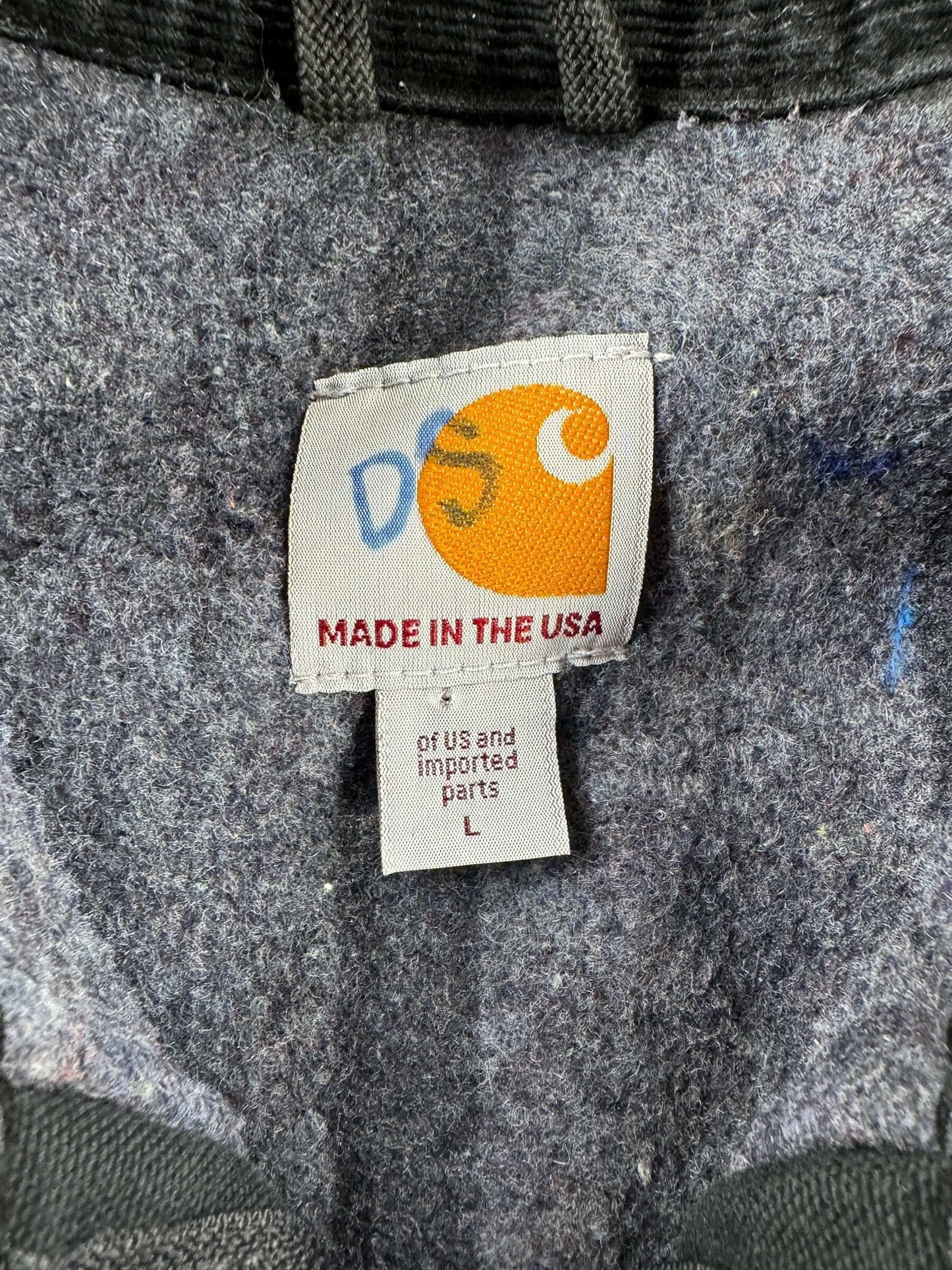Tag on Vintage MIUSA Carhartt Detroit Jacket SZ L