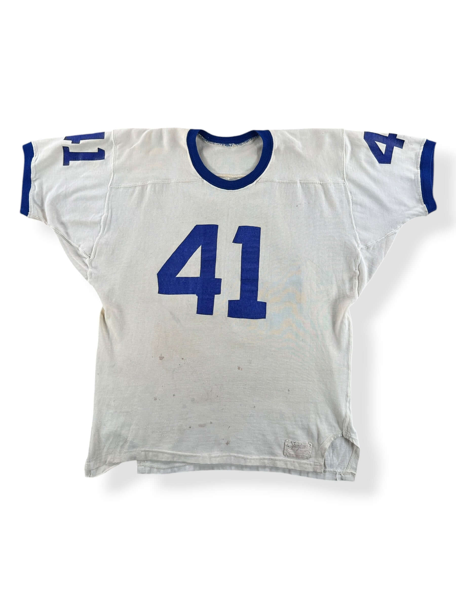 Front of Vintage Spanjian Durene "41" Jersey SZ L - AS IS