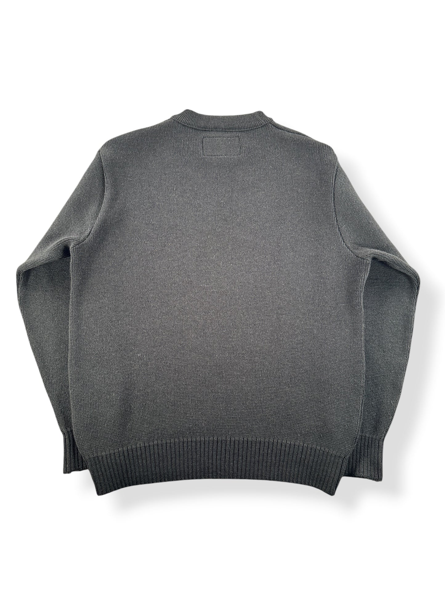 Back of Filson Dark Timber Crewneck Guide Sweater SZ L