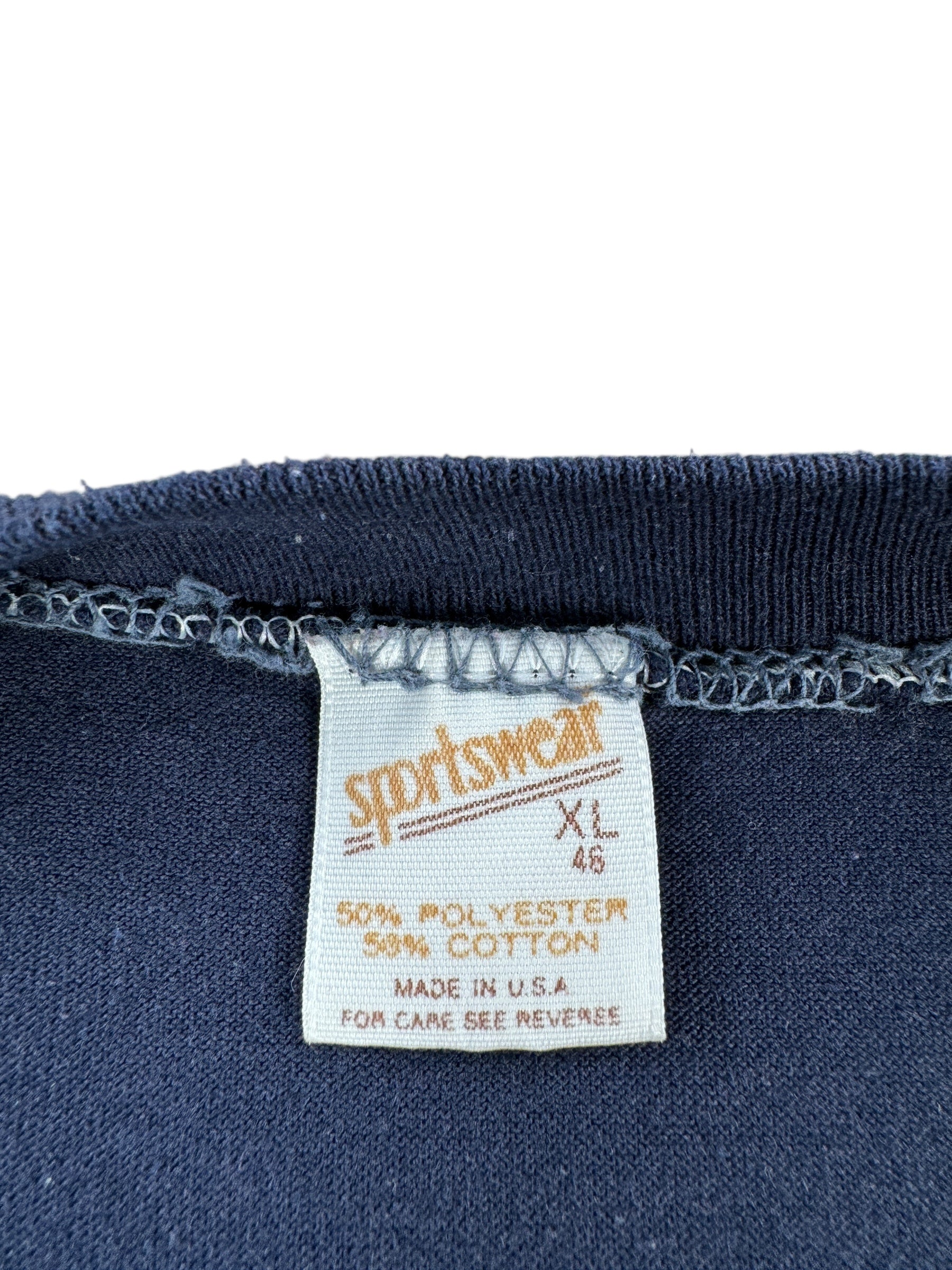 Tag on Vintage Rainier Bank Tee SZ L
