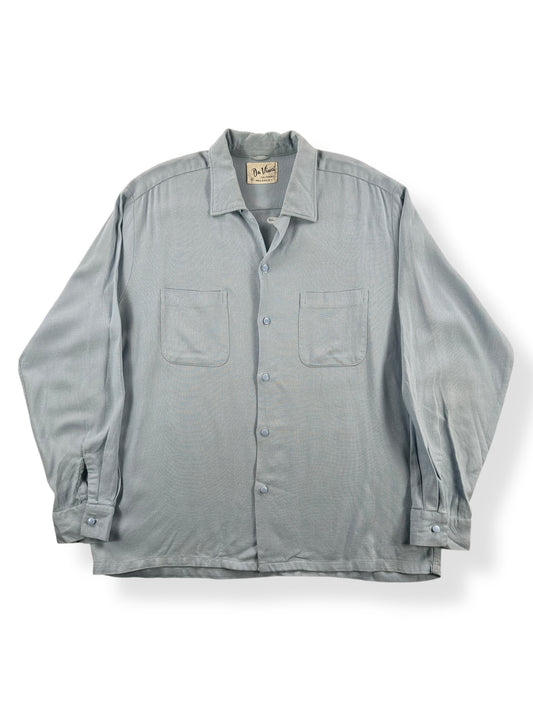 Front of Vintage Da Vinci Loop Collar Shirt SZ L