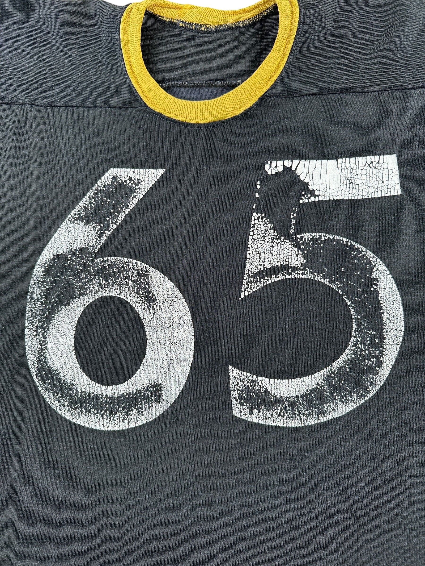 Front Graphic of Vintage 1950s Durene Iowa Football Jersey SZ XXL