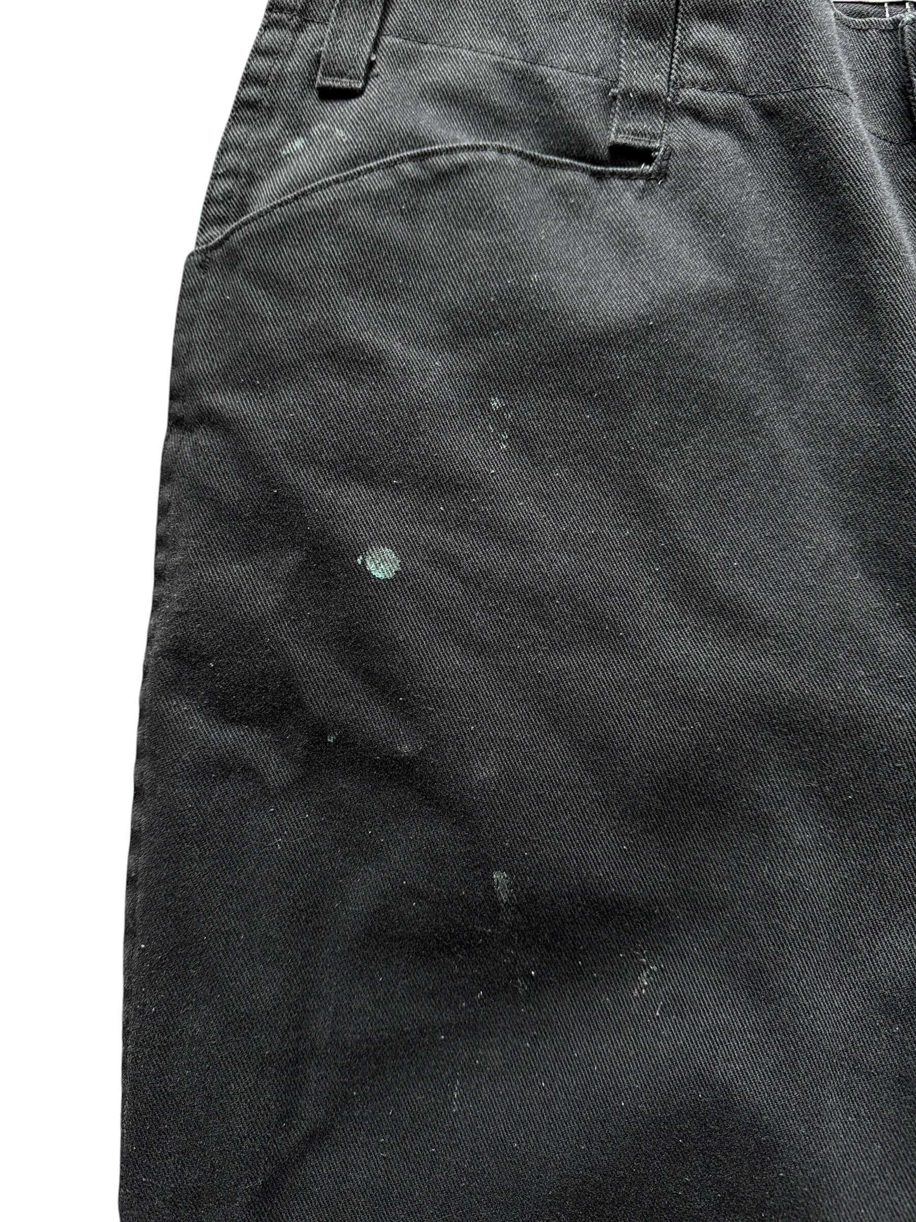 Paint near pocket on Ben Davis Black Paint Splattered Pants W33
