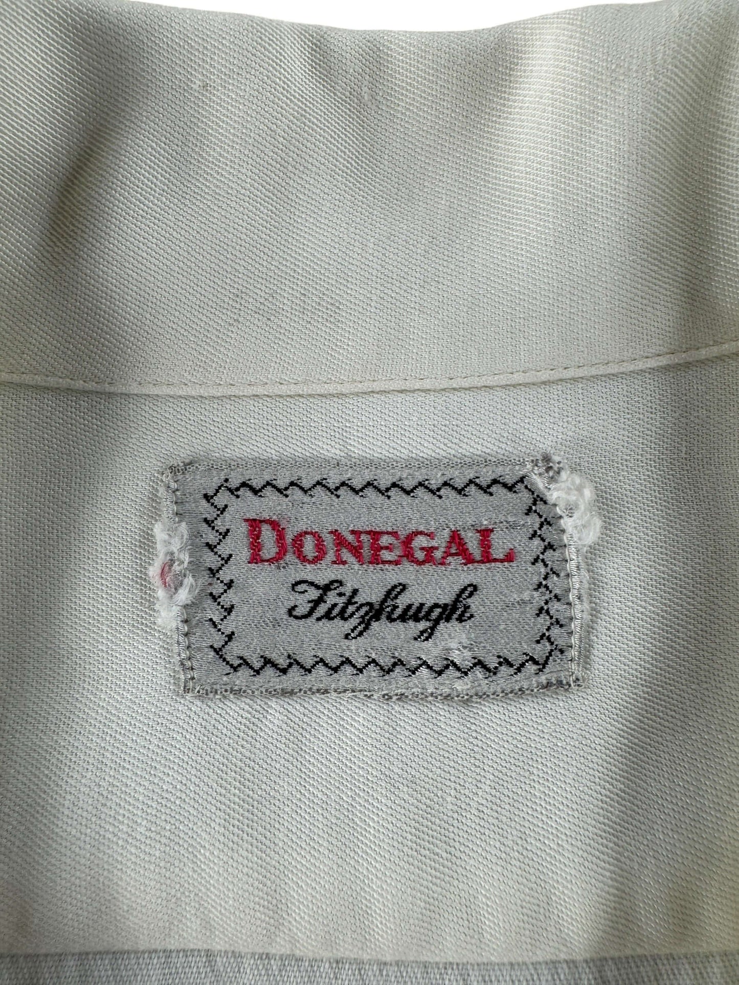 Label on Vintage Ralph and Anna's Tavern Long Sleeve Bowling Shirt SZ M