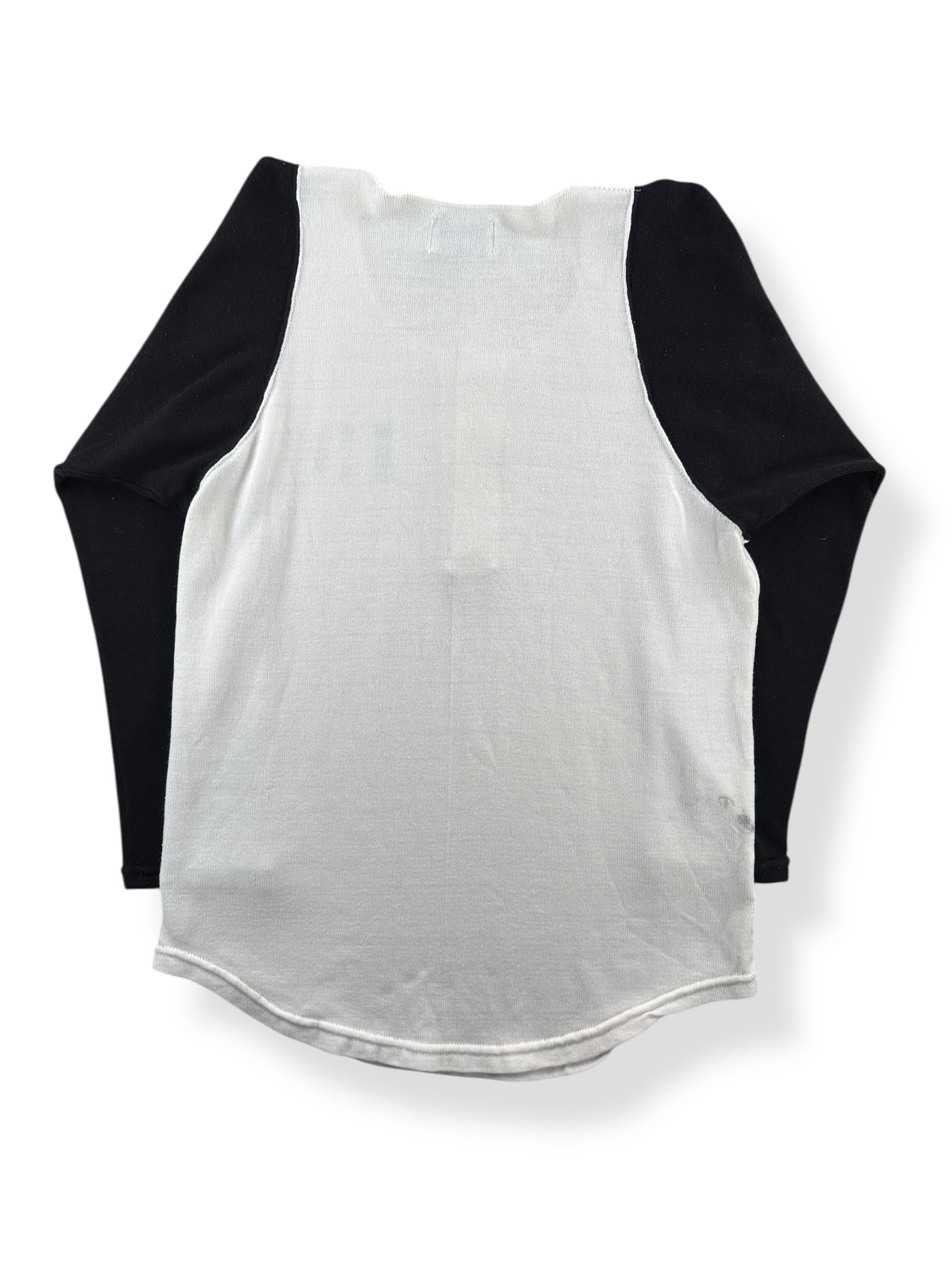 Back of Vintage Stenciled Henley SZ L (Fits M)