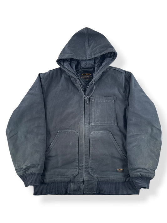Front of Filson Black Worksmith Jacket SZ L