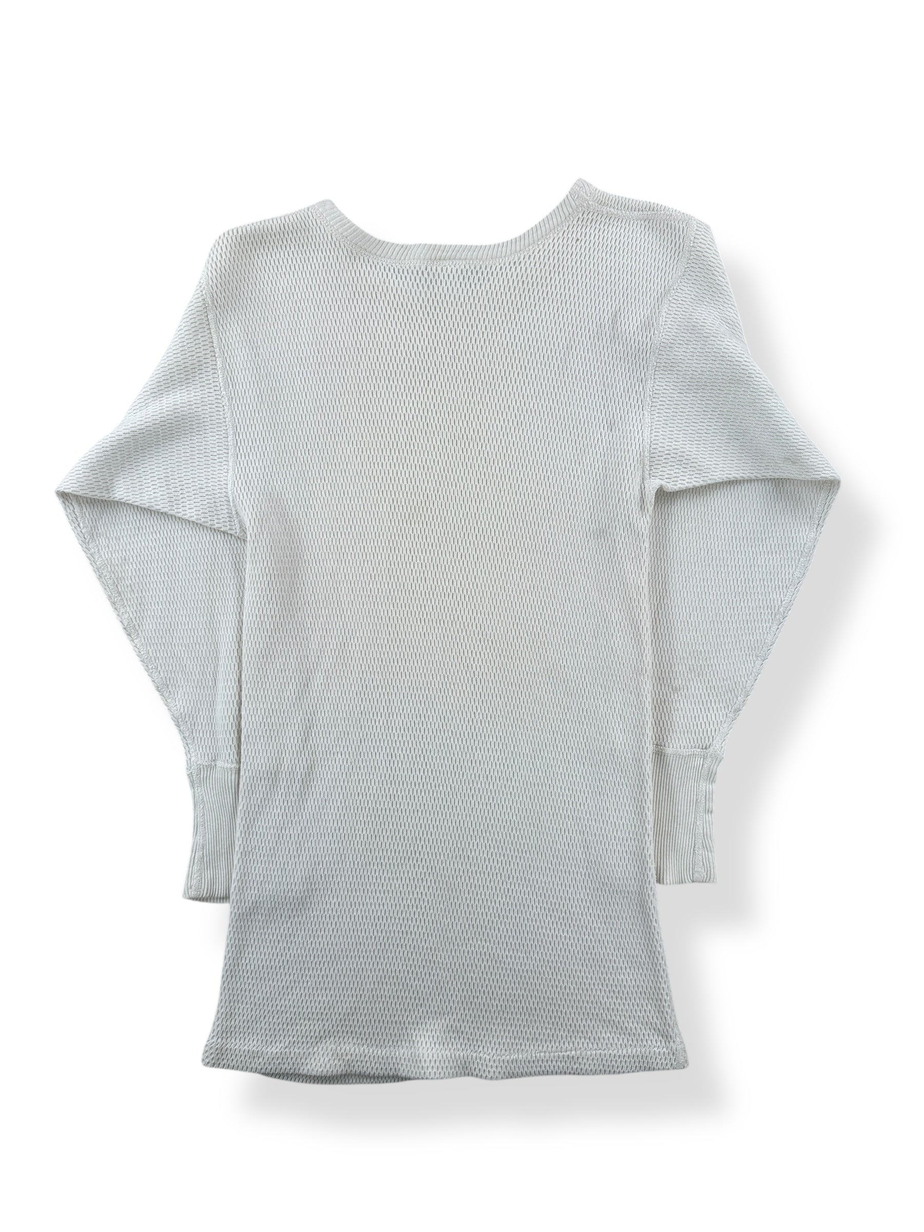 Back of Vintage Penney's Towncraft 100% Cotton Waffle Thermal Shirt SZ M (Fits XS)