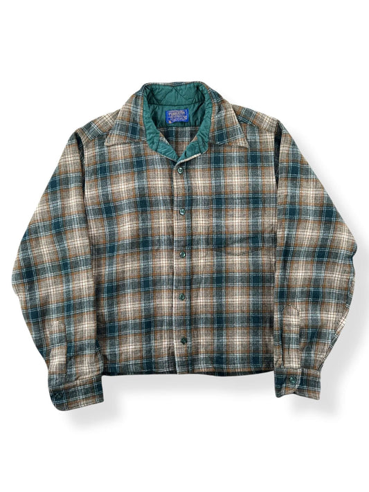 Front of Vintage Cropped Pendleton Flannel SZ M AS IS