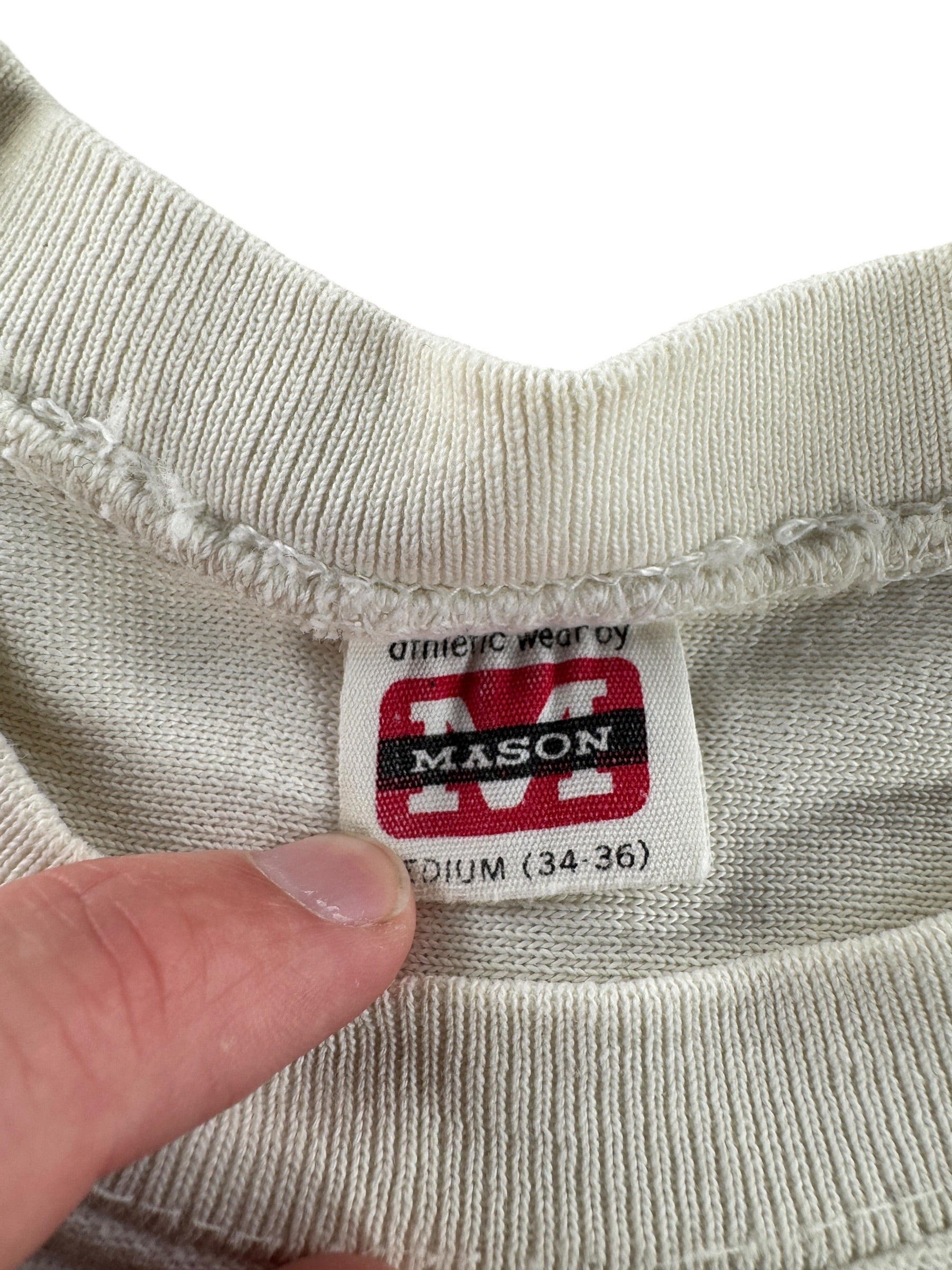 Tag on Vintage 50s Henry's Bakery Jersey