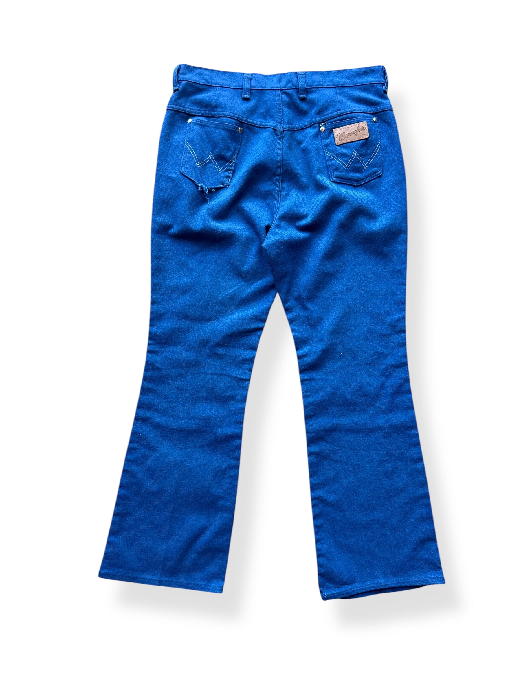 Back of Vintage Blue Miss Wrangler Jeans W32