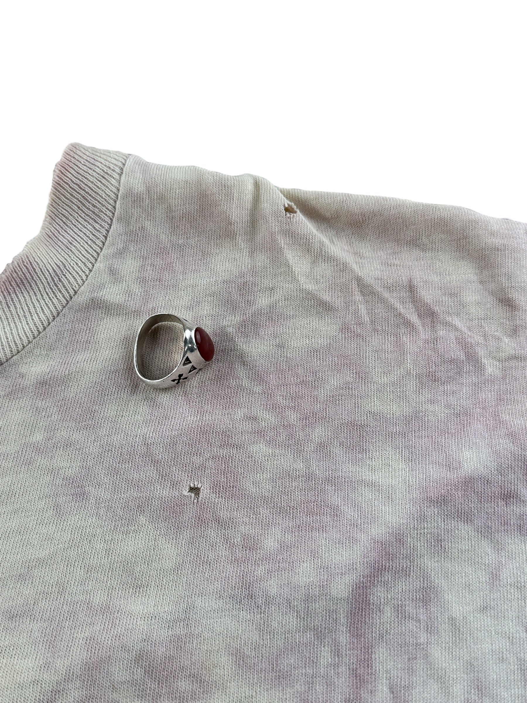 Small holes near collar on Vintage '90 Spring Tour Grateful Dead Bart Simpson Thrasher Tee SZ XL