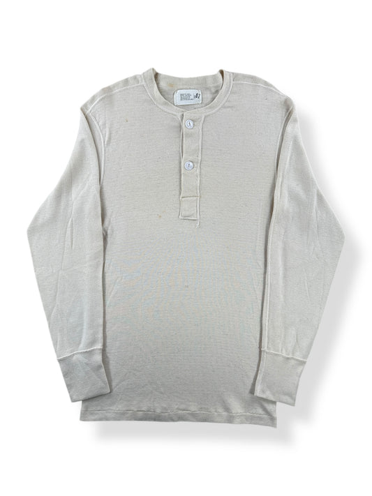 Front of Vintage US Military Cotton/Wool Henley SZ L