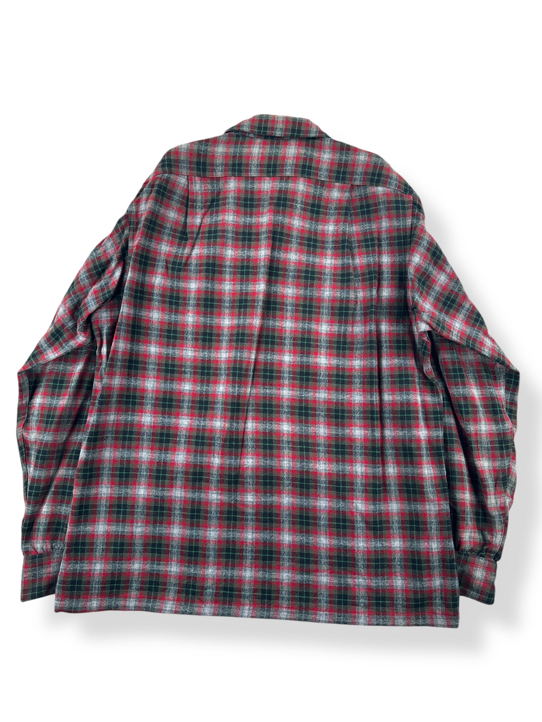 Back of Vintage 50s Era Pendleton Board Shirt SZ M