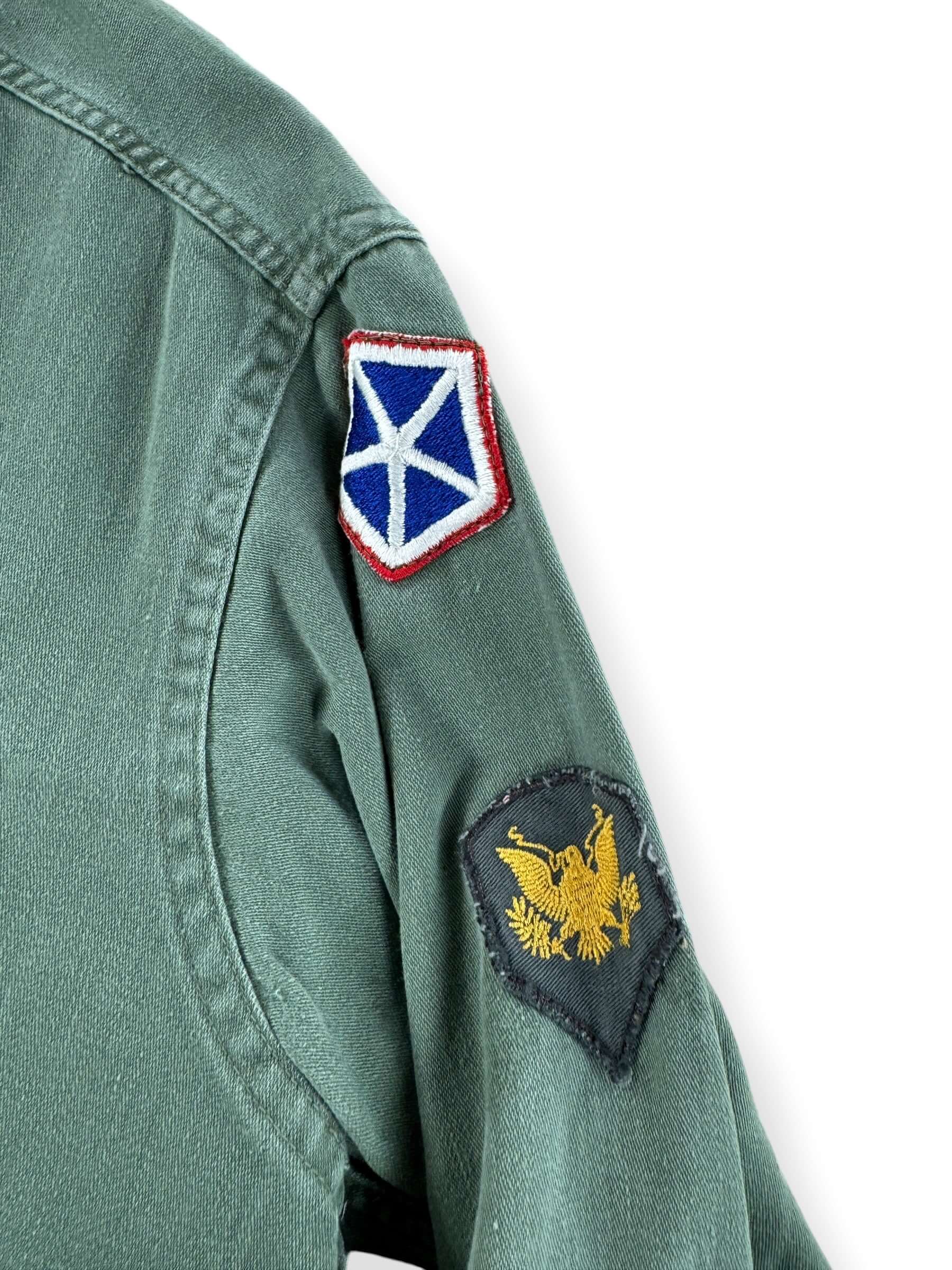 Patch on Vintage Named Army Shirt SZ L