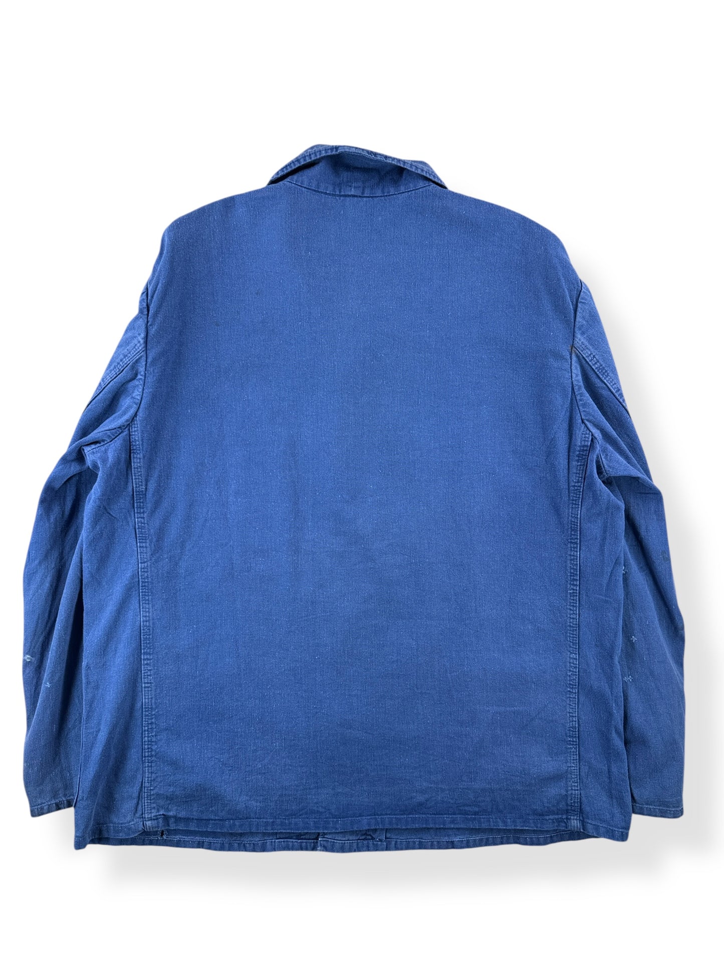 Back of Vintage Rofa Thrashed French Chore Coat SZ XL
