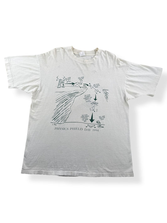 Front of Vintage Physics Phield Day Thrasher Tee SZ XL