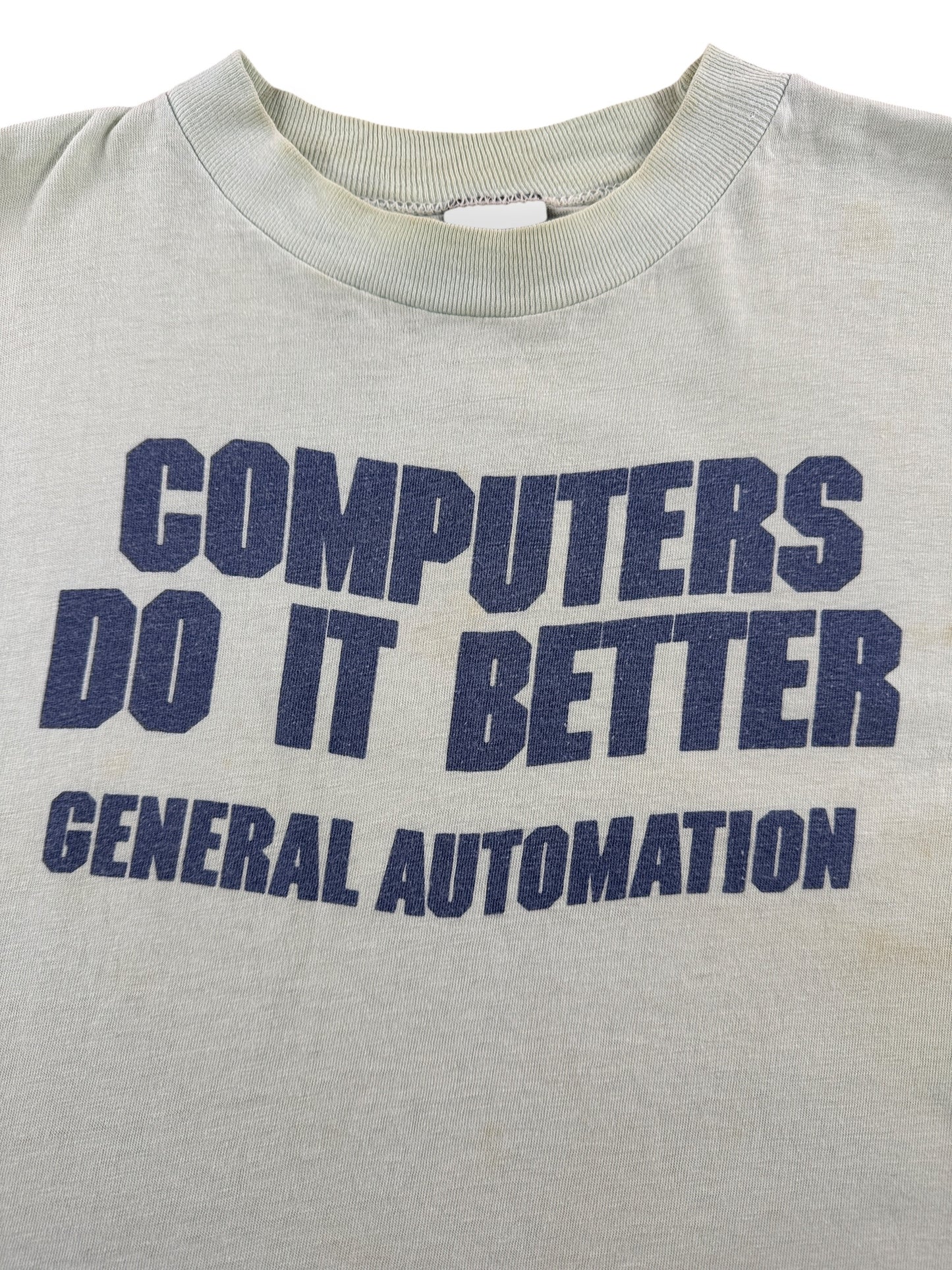 Graphic of Vintage 70s Computers Do It Better Tee SZ M