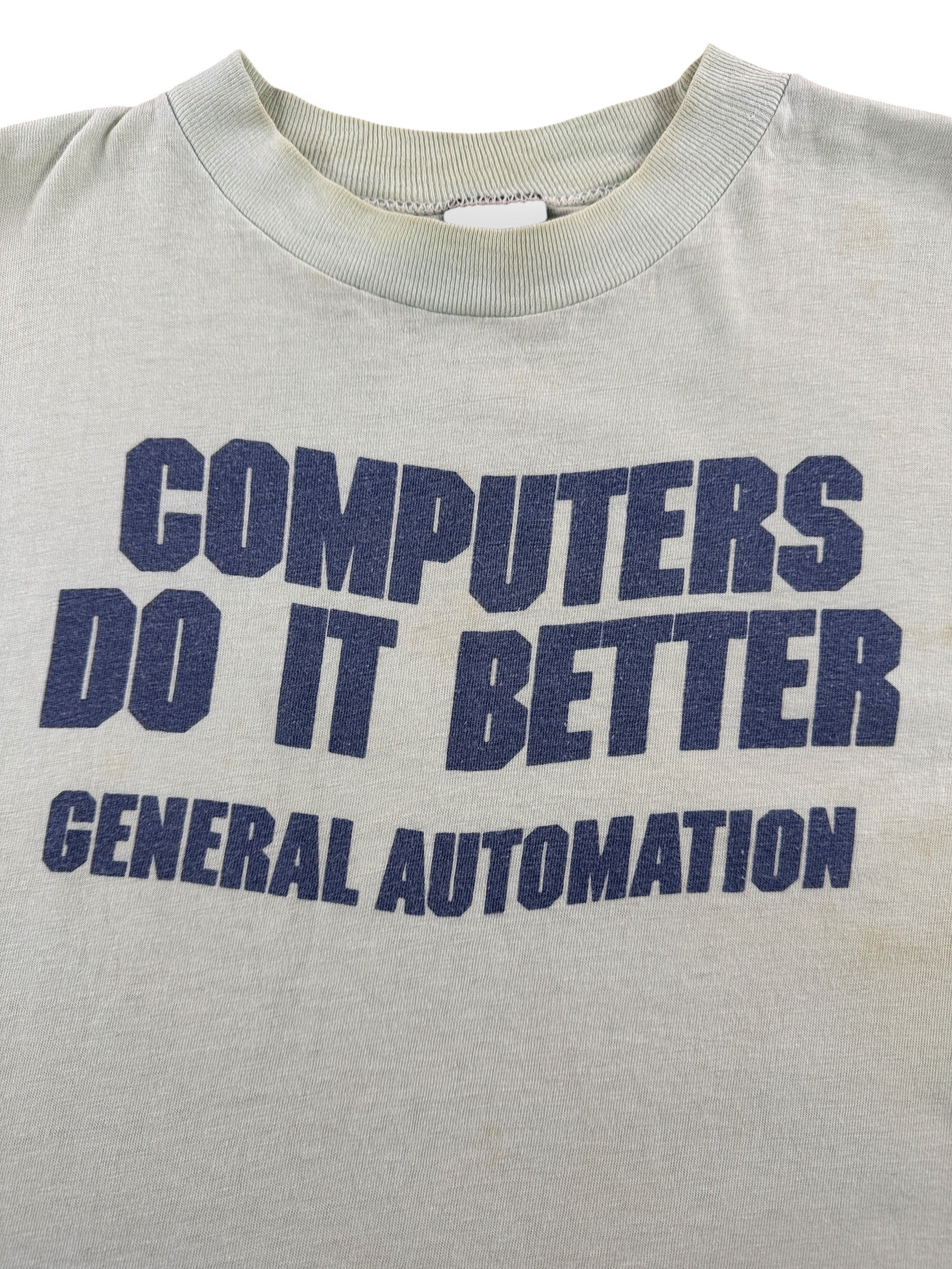 Graphic of Vintage 70s Computers Do It Better Tee SZ M