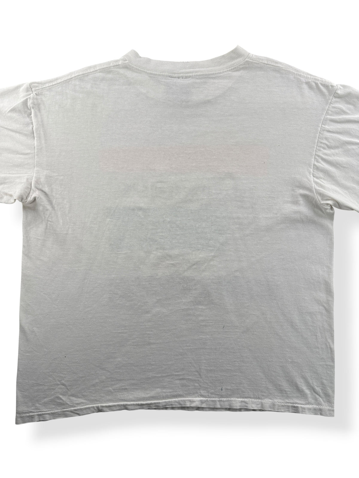 Close-up of back of Vintage Halo Benders God Don't Make No Junk Tee SZ L