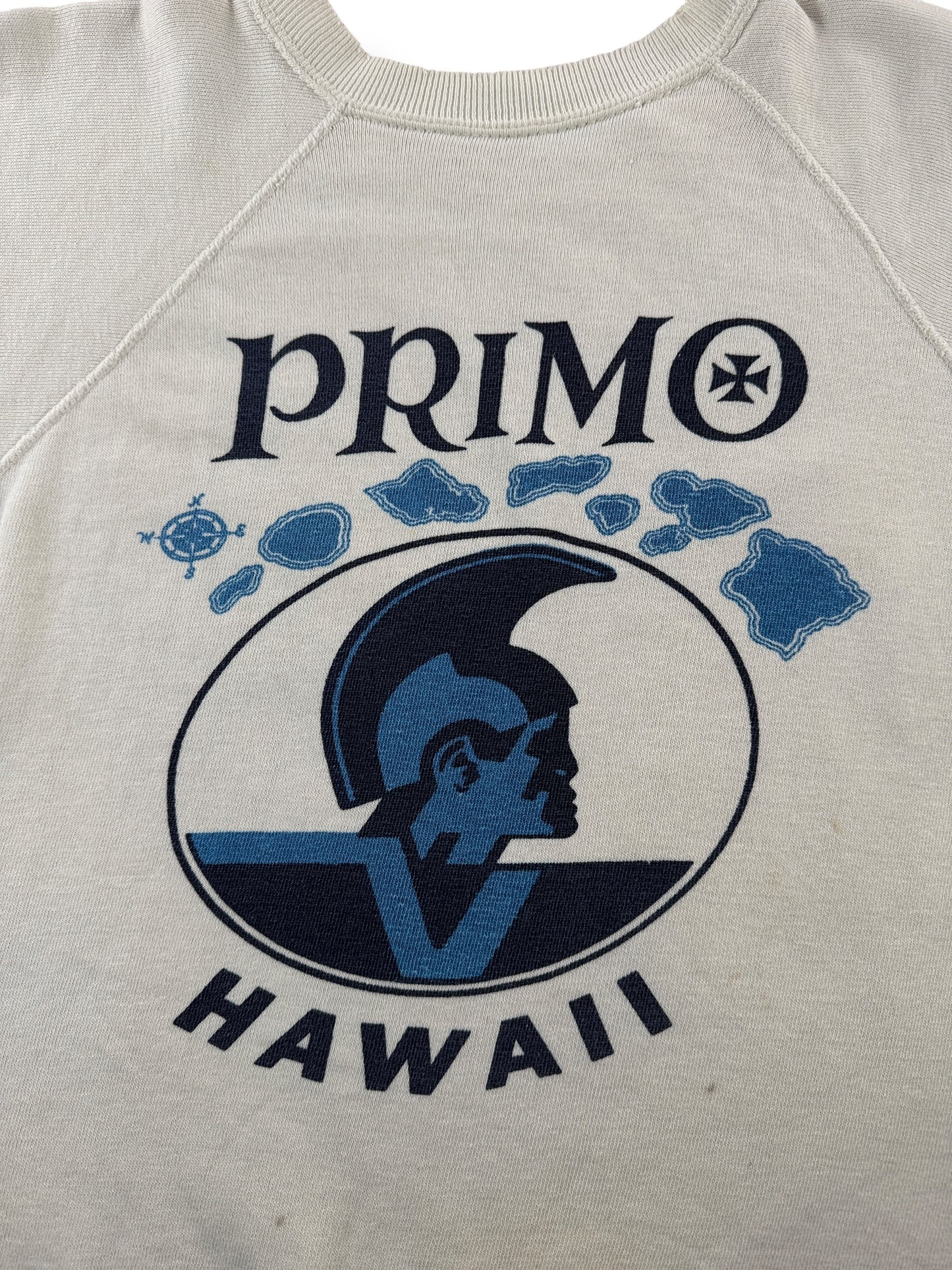 Back Graphic of Vintage 60s Primo Beer Shortsleeve Sweatshirt SZ M