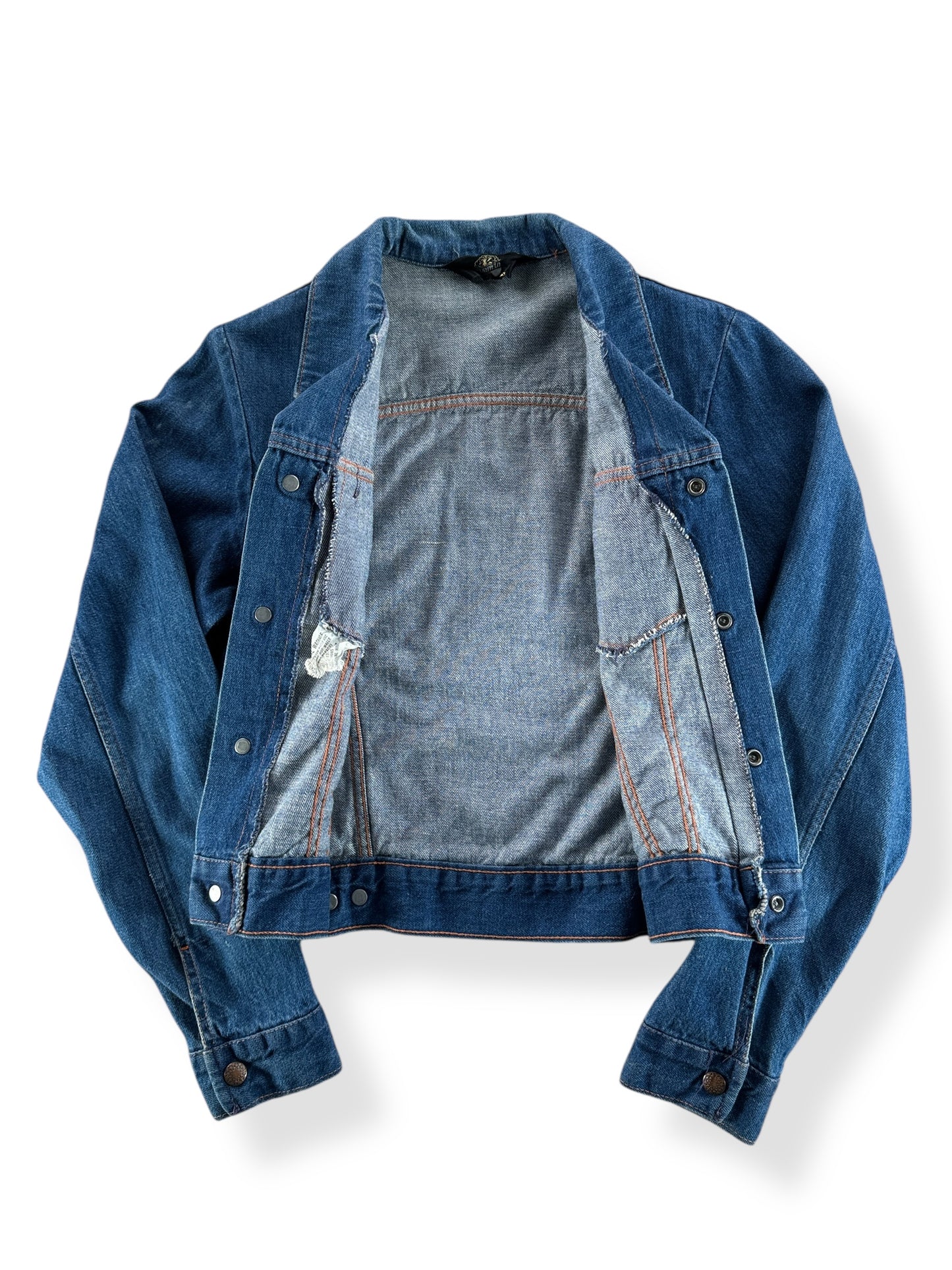 Inside of Vintage Kentfield Trucker Jacket SZ XS