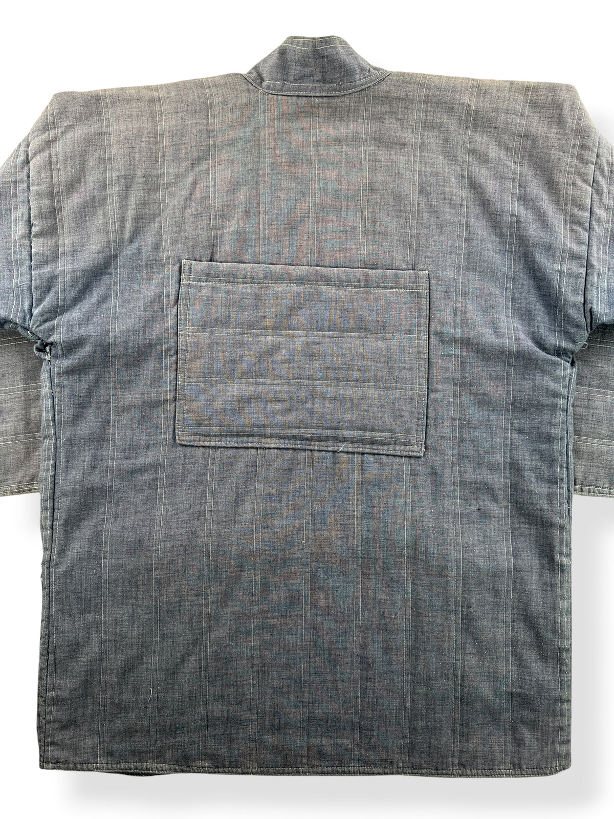 Close-up of back of Vintage 70s Gunnies Magnin Japanese Style Jacket SZ M