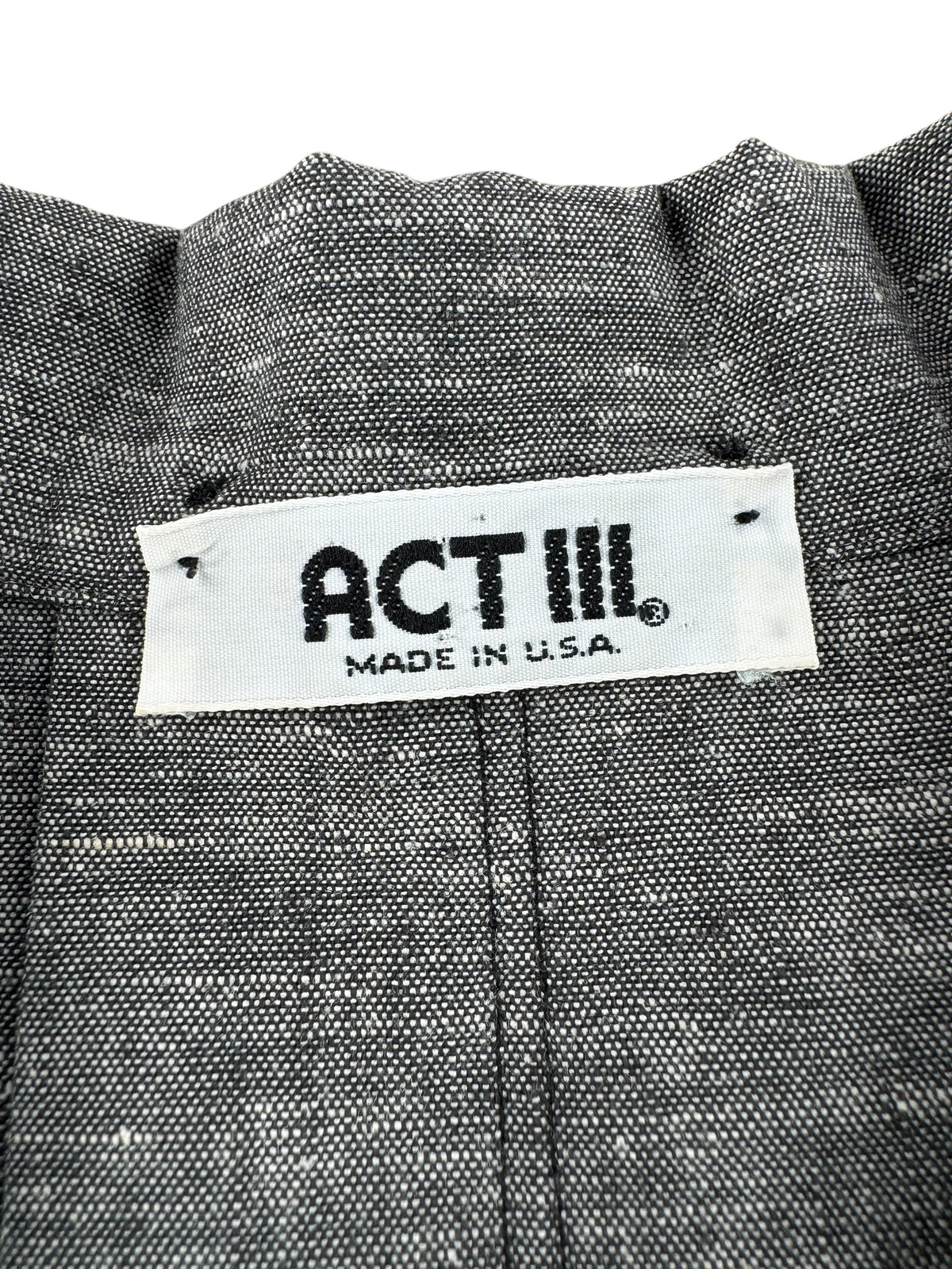 Tag on Vintage Act III Deep Pocket Shirt SZ M
