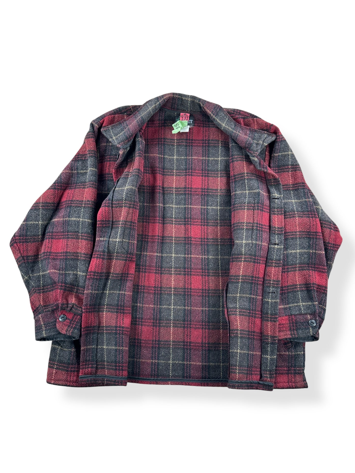 Inside of Vintage Codet Wool Jacket SZ XL