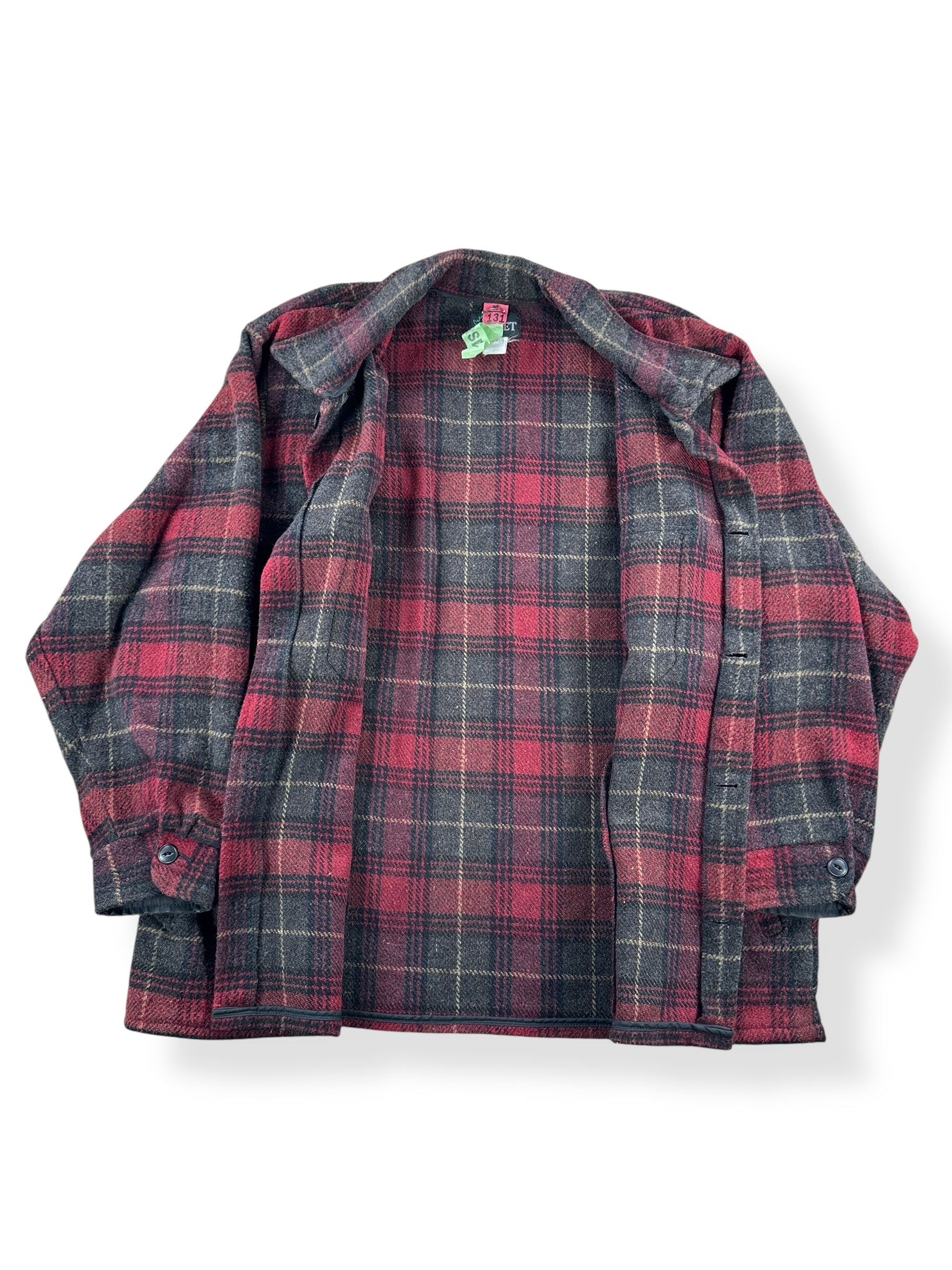 Inside of Vintage Codet Wool Jacket SZ XL