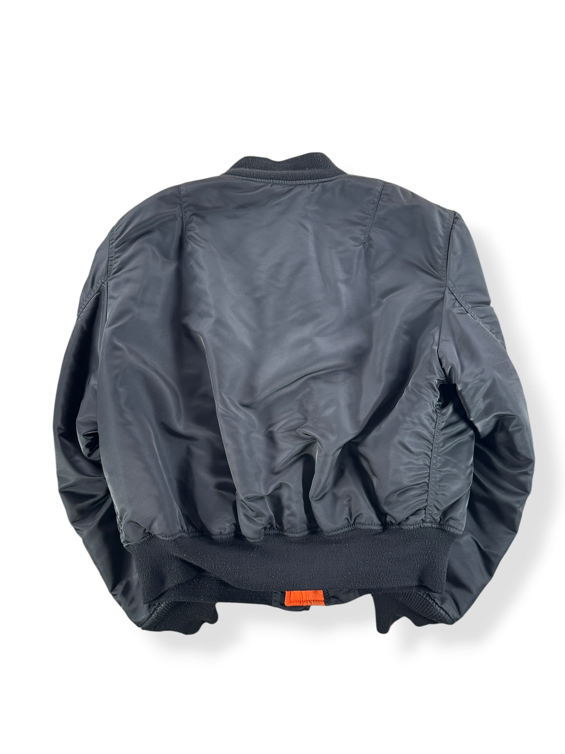 Alpha Industries MA-1 【XL】 Black Alpha Industries MA-1 Bomber Jacket SZ XL – The Barn Owl