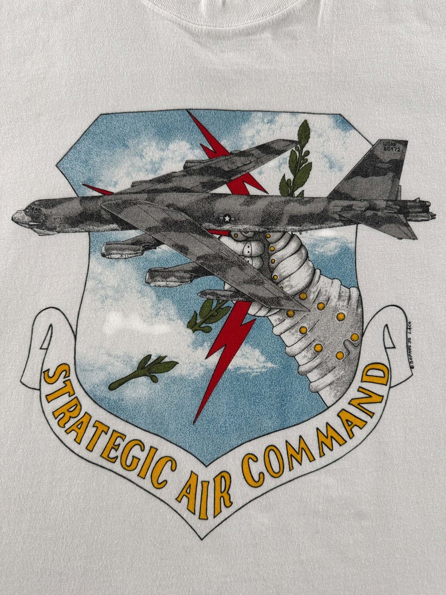 Graphic of Vintage Strategic Air Command Tee SZ L