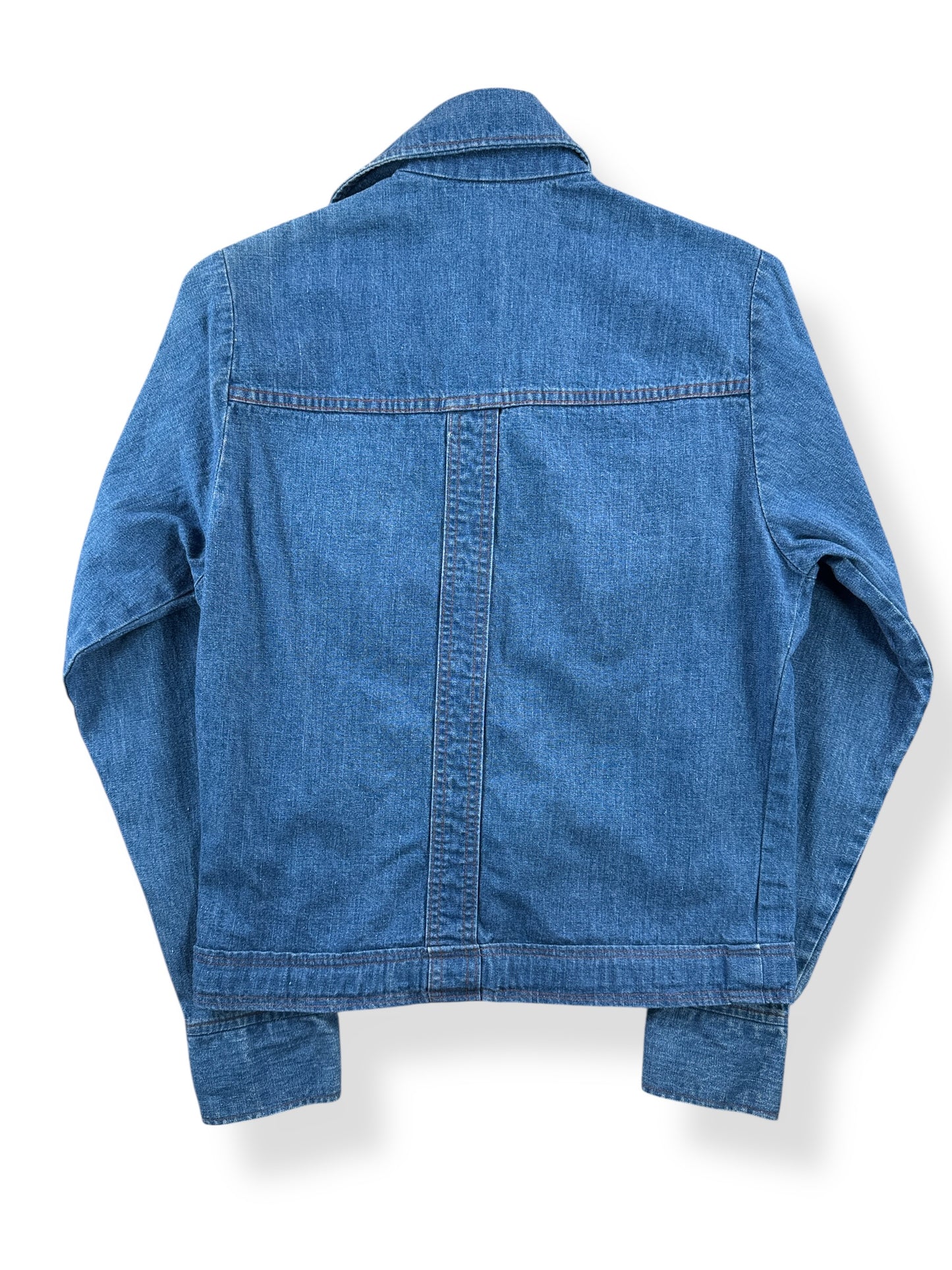 Back of Vintage Levis Orange Tab Denim Shirt SZ S