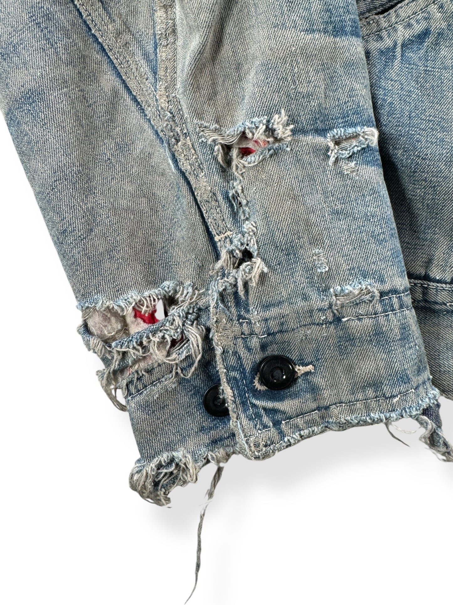 Damaged Cuff on Vintage Lee 191-LB Jacket SZ 36