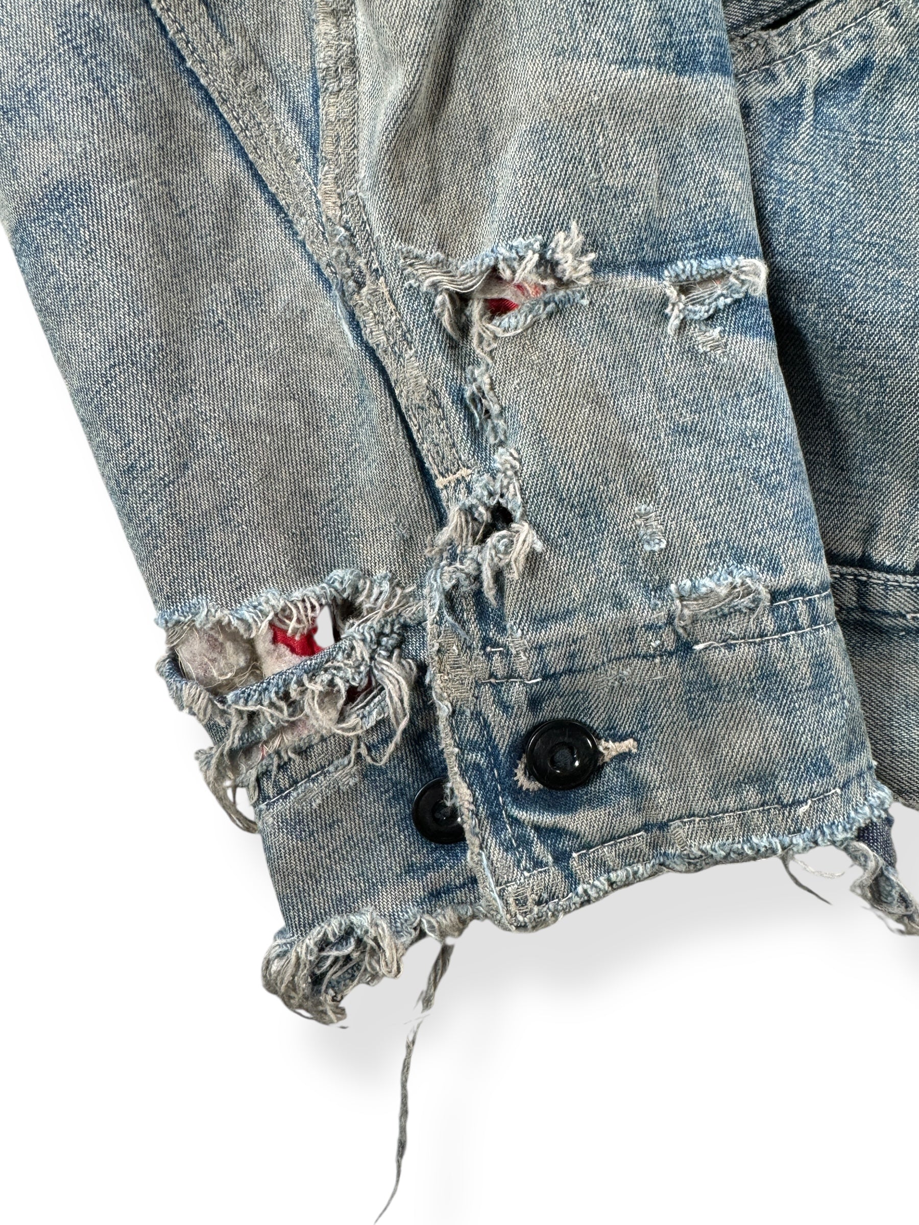 Damaged Cuff on Vintage Lee 191-LB Jacket SZ 36