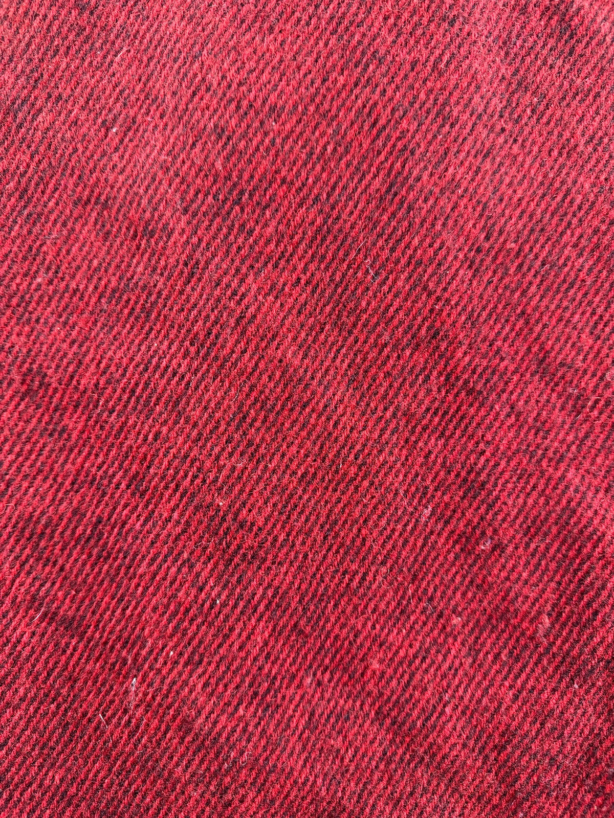 Pattern on back of Vintage Red Woolrich Mackinaw Jacket SZ M