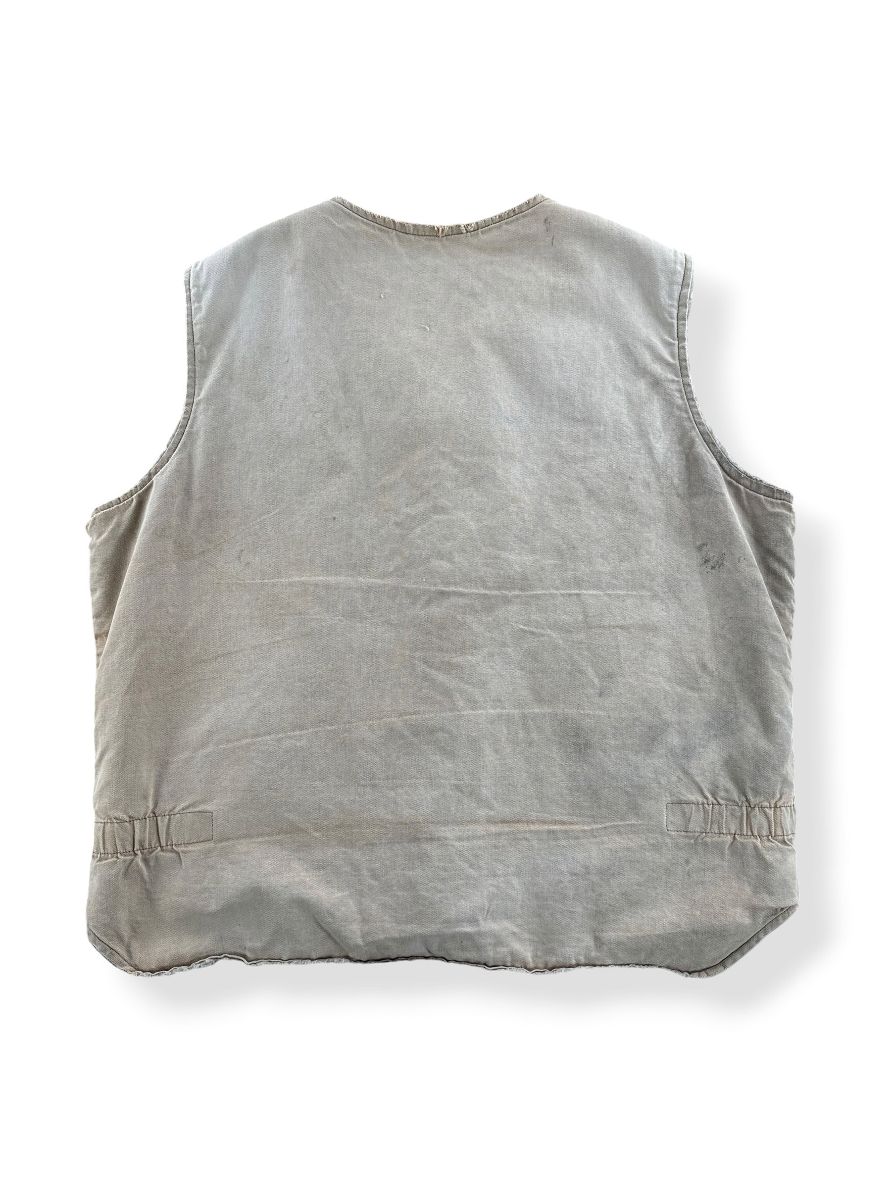 Back of Vintage Walls Blizzard Pruf Work Vest SZ XXL Tall
