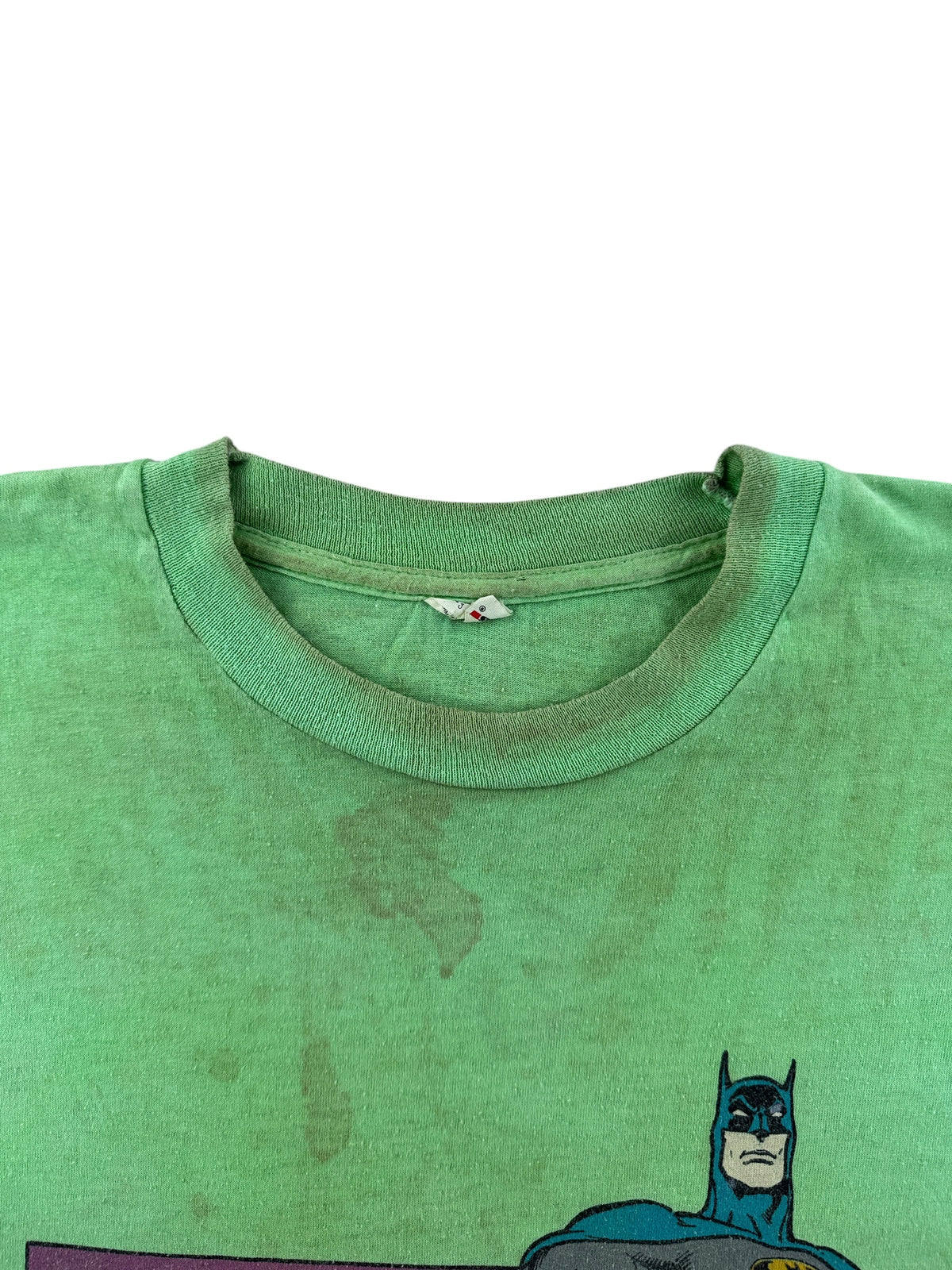 Collar on Vintage Batman Gotham City Scape Tee SZ L